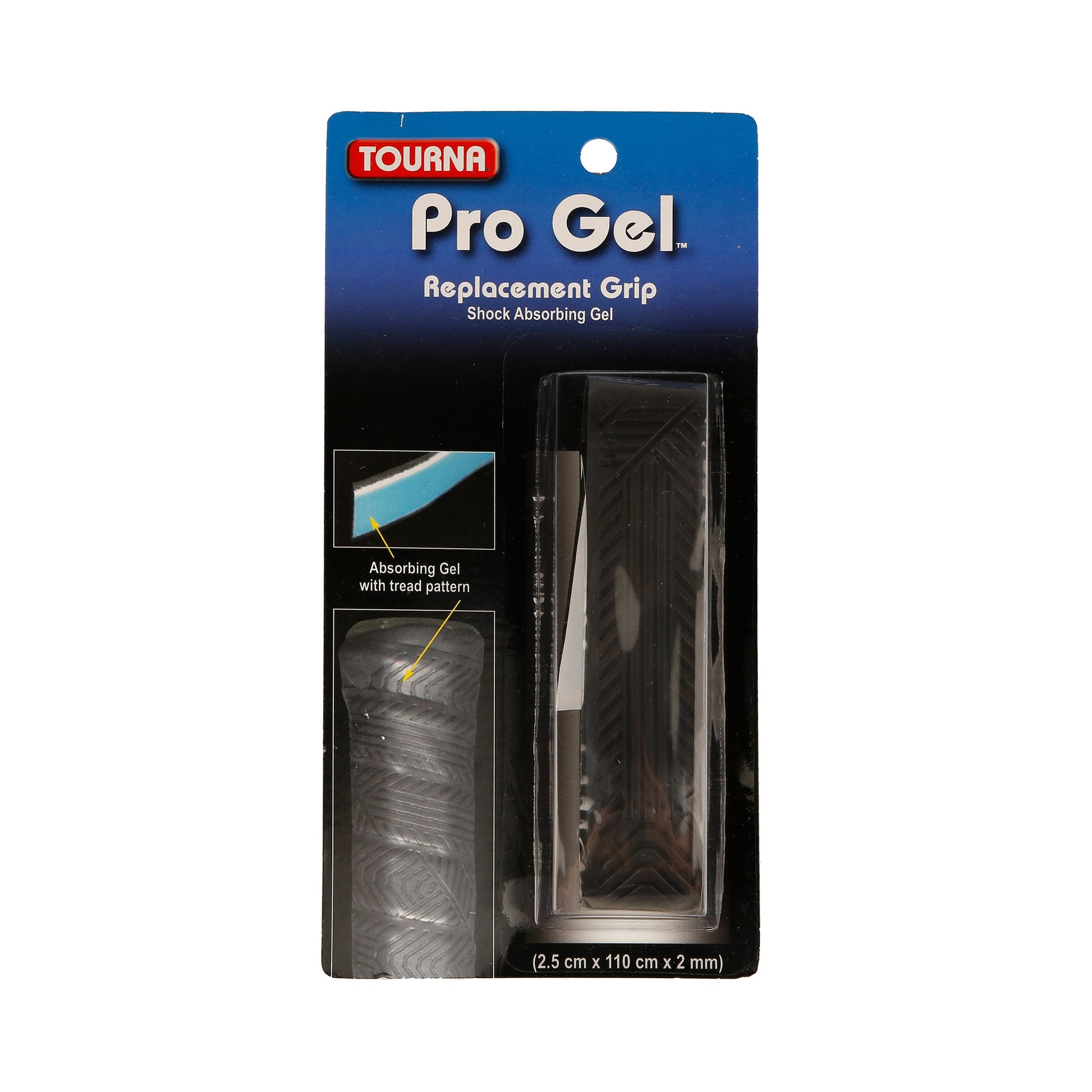 Tourna Pro Gel Enpack-Svart