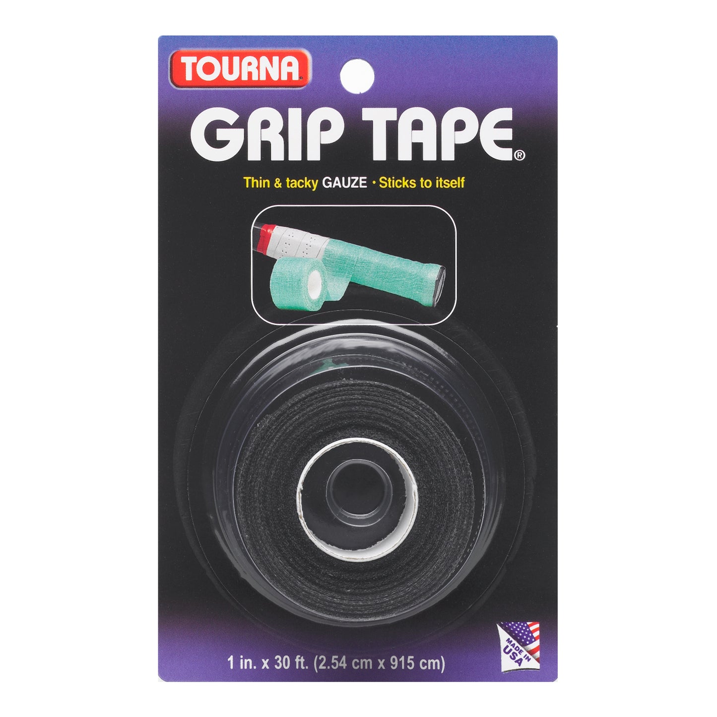 Tourna Grip Tape Enpack - svart