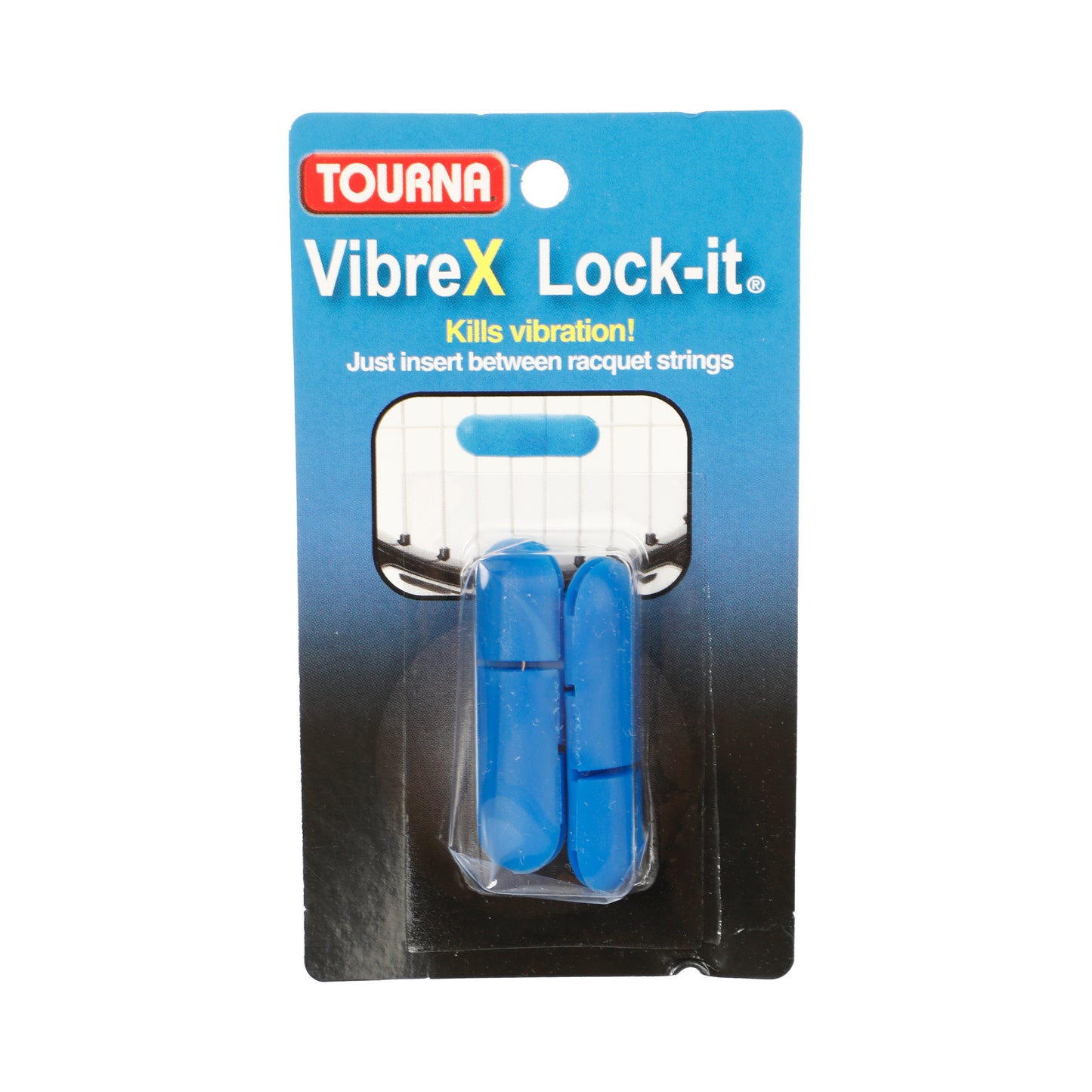 Tourna Vibrex Lock Dämpare 2-pack-Blå