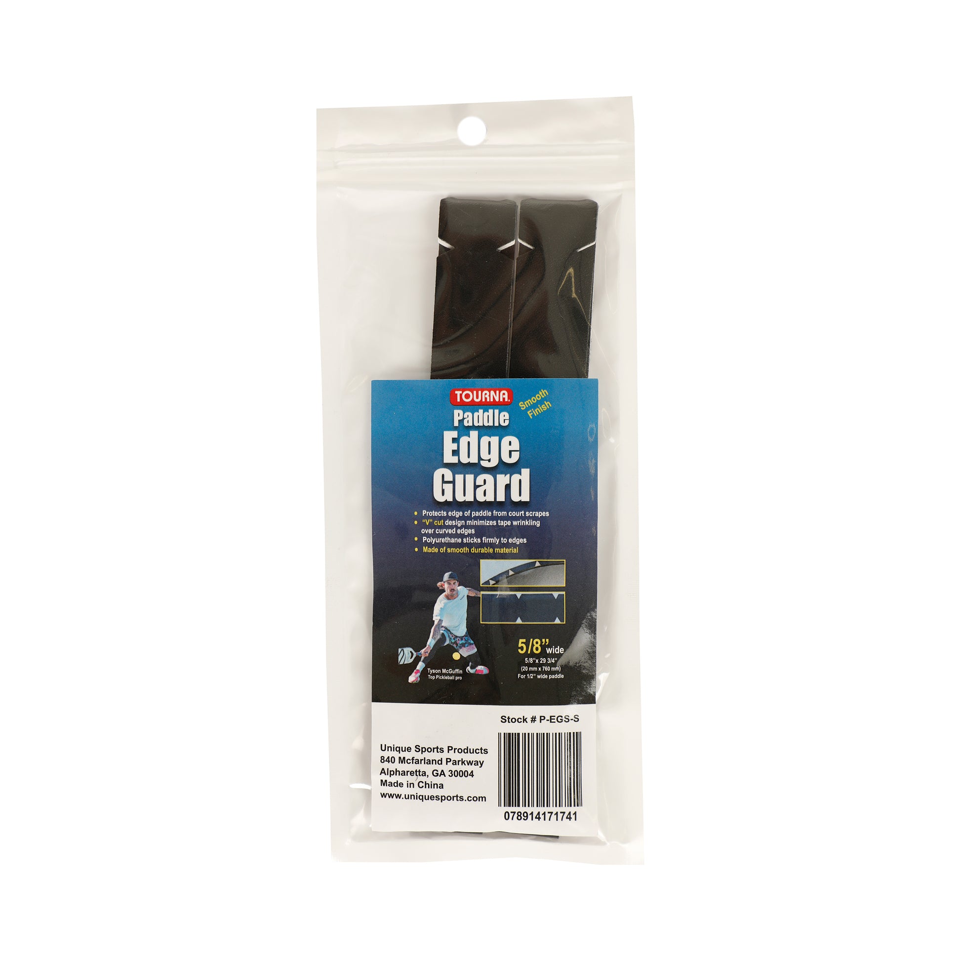 Tourna Padel Edge Guard 15mm Skyddstejp För Pickleball-ram-Svart