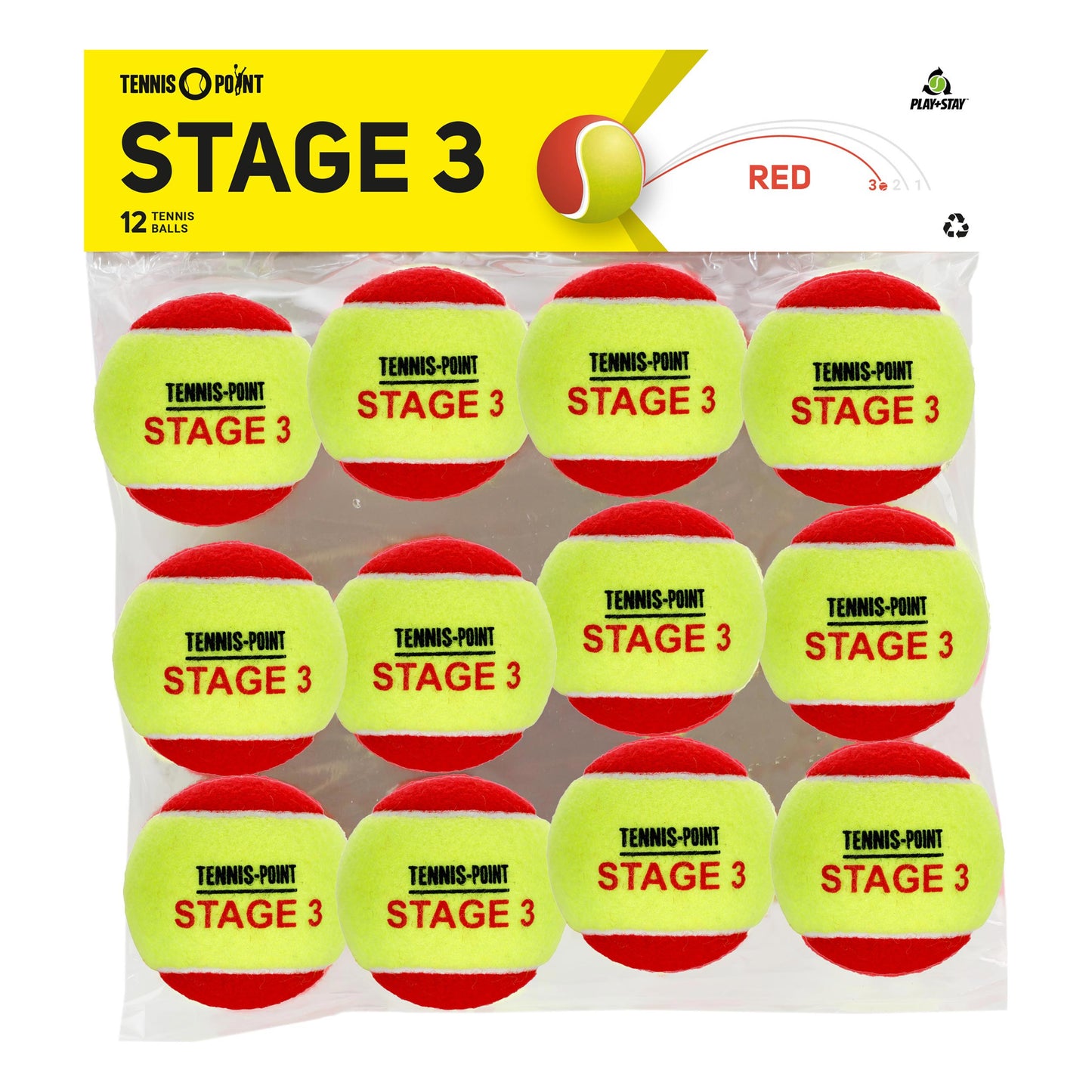 Tennis-Point TP Stage 3 12-pack påse
