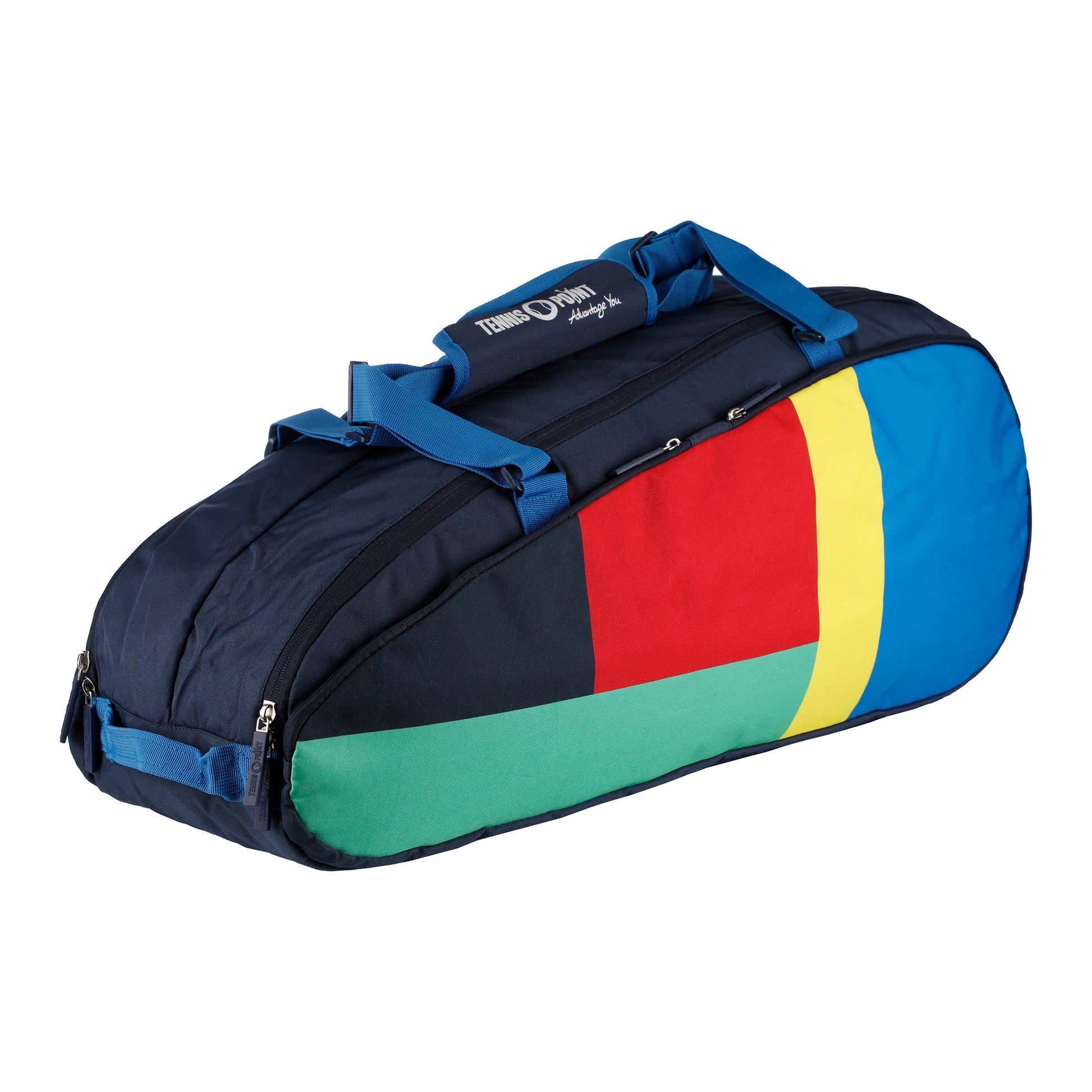 Tennis-Point Premium Colourblock 9R Racketväska - mörkblå