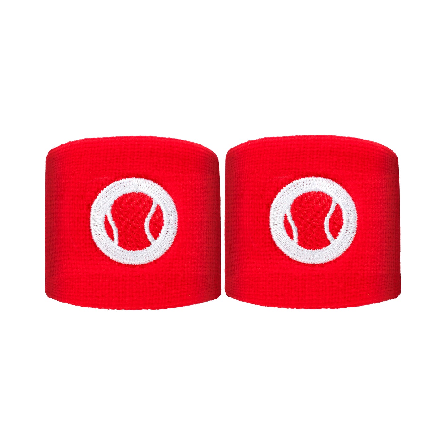 Tennis-Point Short Svettband 2-pack Unisex - röd,