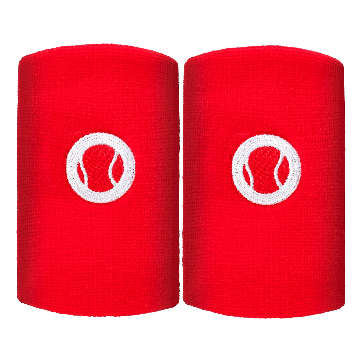 Tennis-Point Long Svettband 2-pack Unisex - röd,