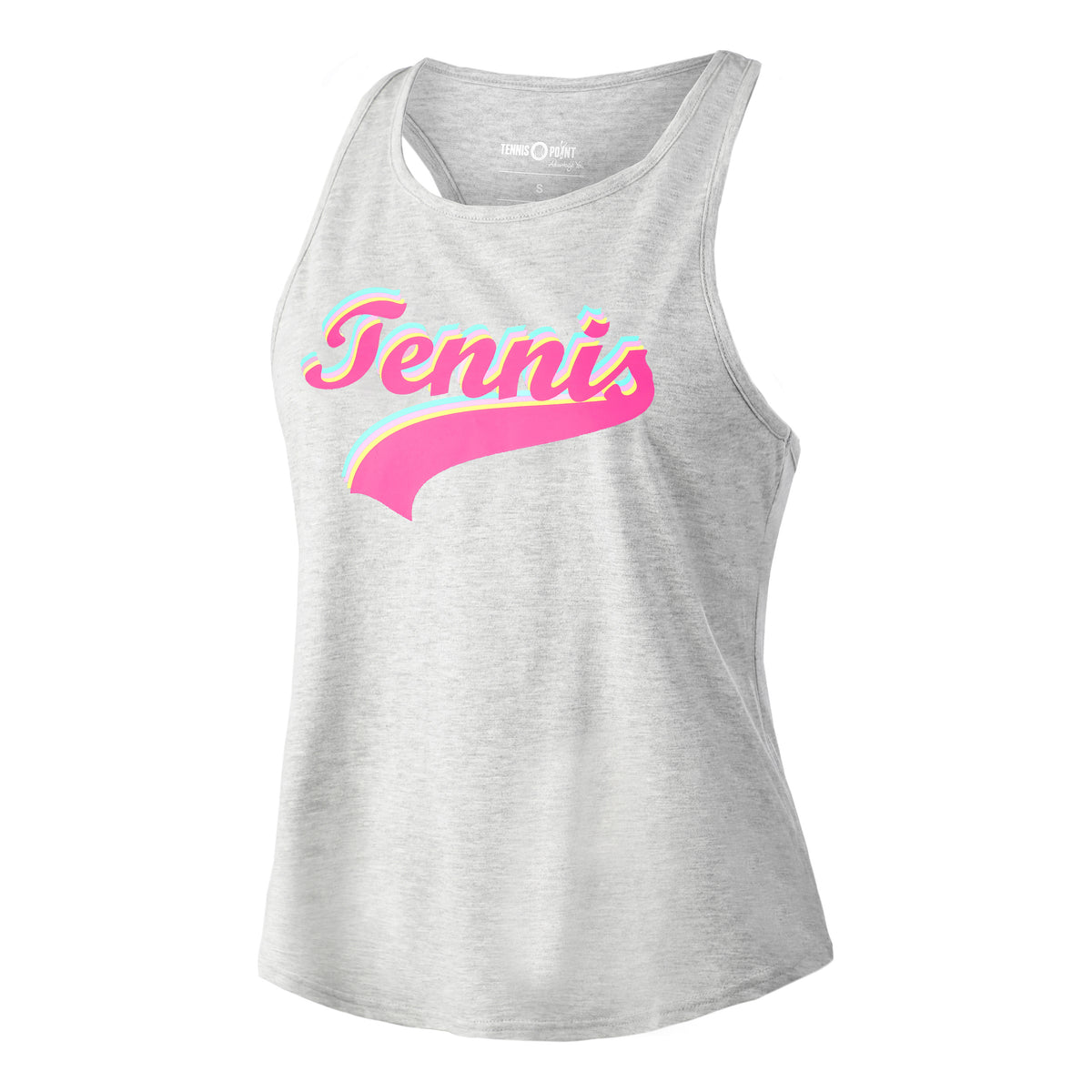 Tennis-Point Tennis Signature Linne Damer - grå, flerfärgad