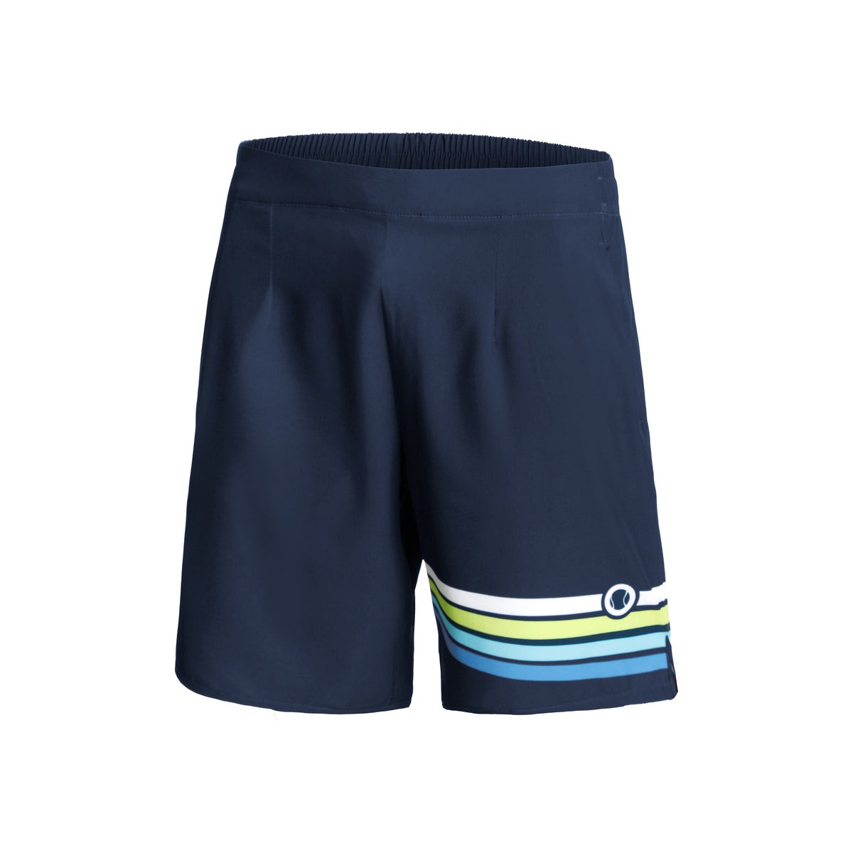Tennis-Point Shorts Herrar - mörkblå, flerfärgad