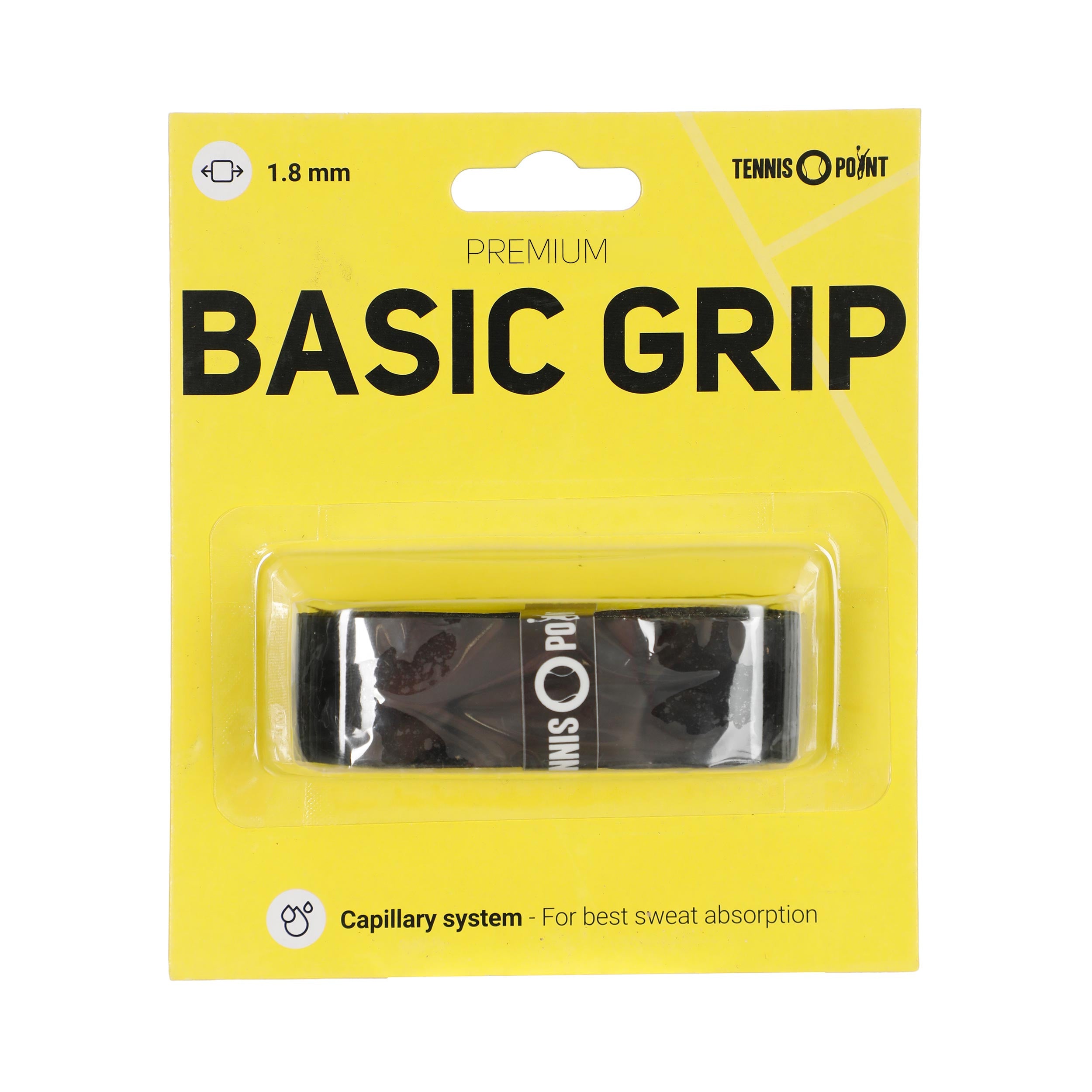 Tennis-Point Premium Grip Enpack-Svart