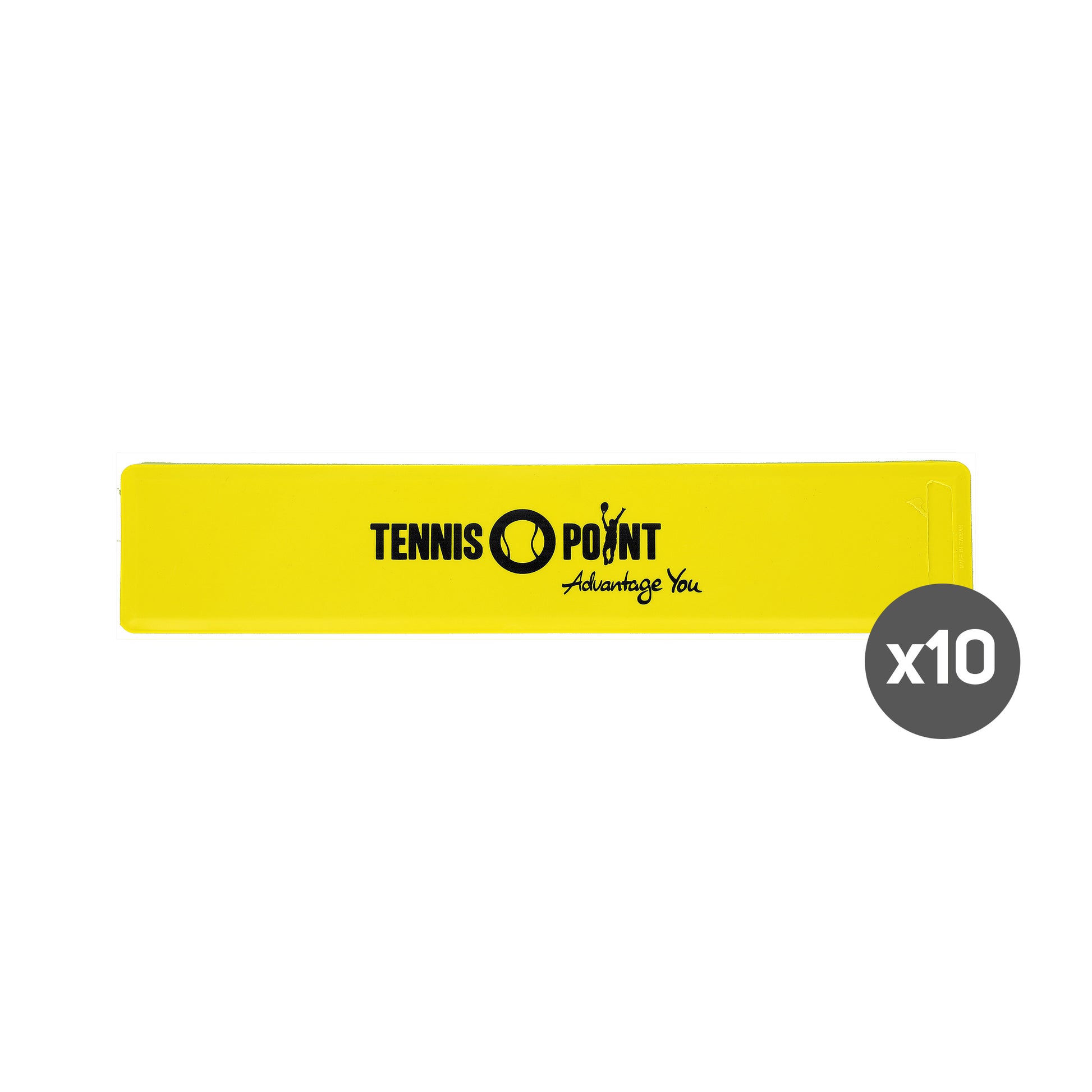 Tennis-Point 10er Pack Markeringslinje-Gul,Svart
