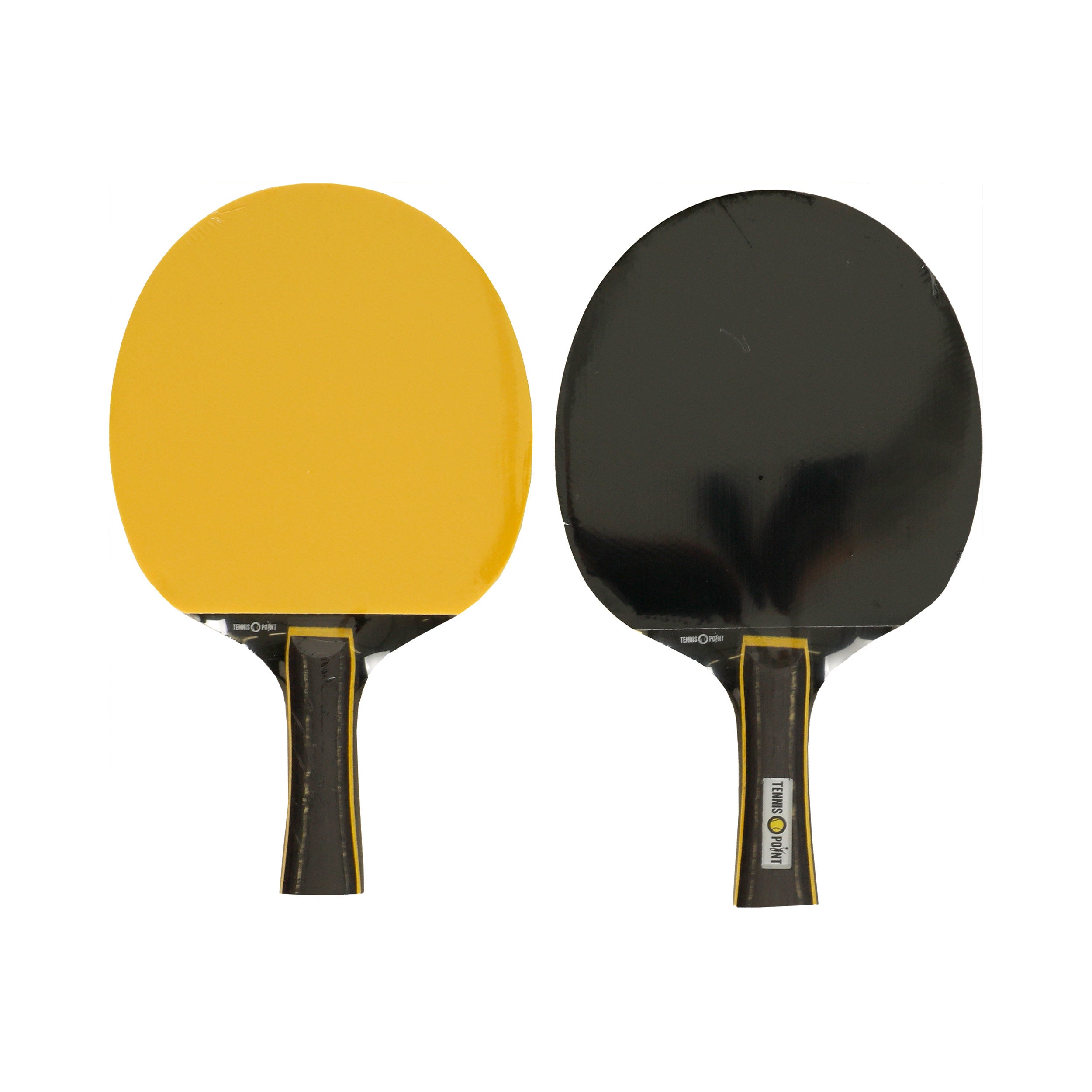 Tennis-Point Bordtennis Set Plus Väska,Plus 3x Bälle-Svart,Gul