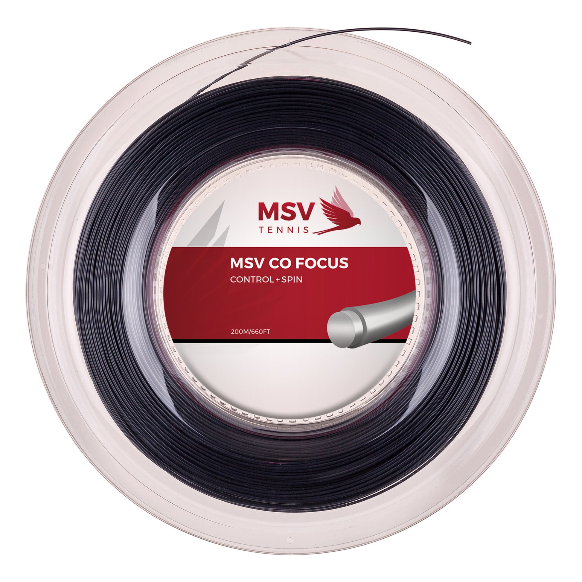 MSV Co.-Focus Strängrulle 200m-Svart