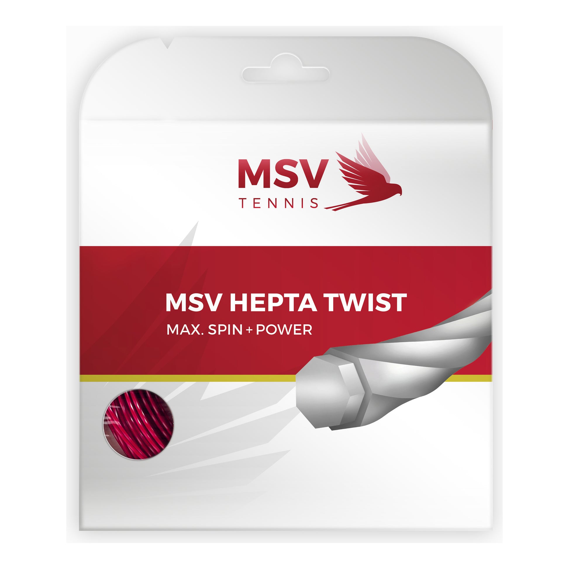 MSV Hepta-Twist Strängset 12m-Röd