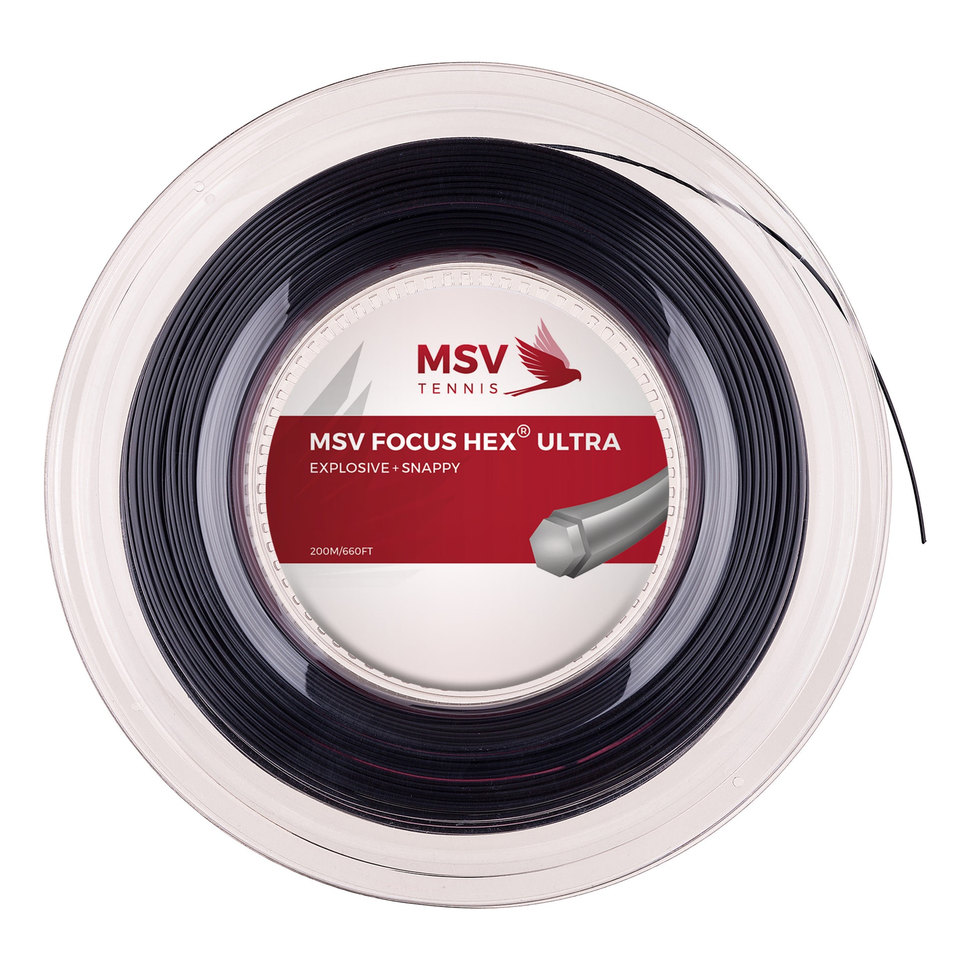 MSV Focus-HEX Ultra Strängrulle 200m-Svart