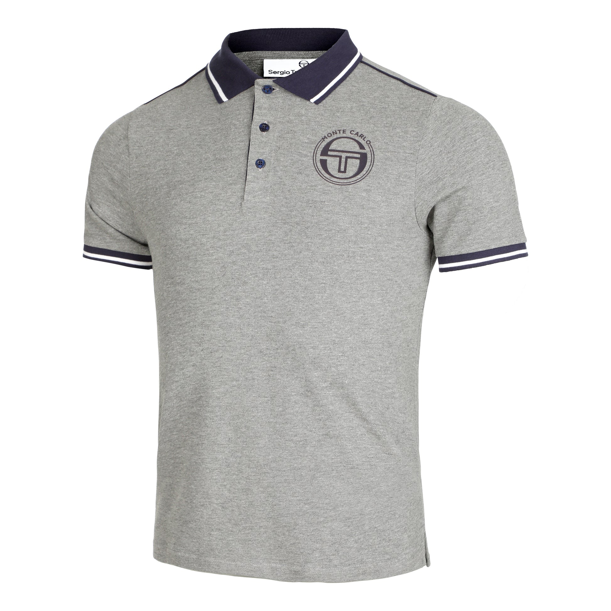 Sergio Tacchini Ranking Staff Polo Herrar - mörkgrå, mörkblå
