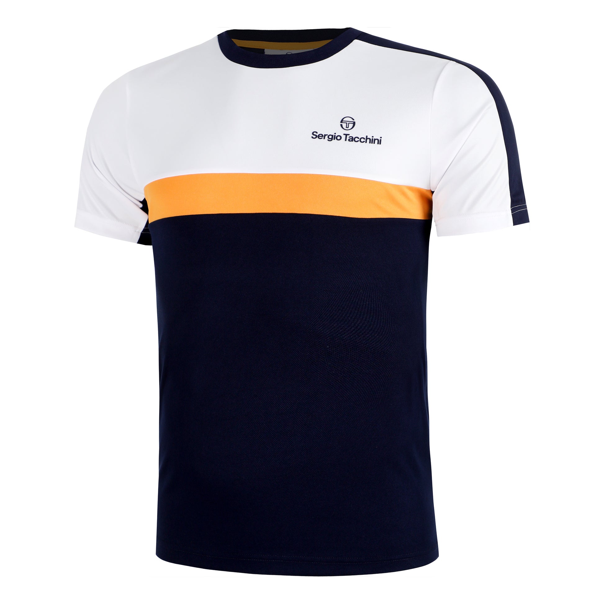 Sergio Tacchini Alata T-shirt Herrar - mörkblå, apricot