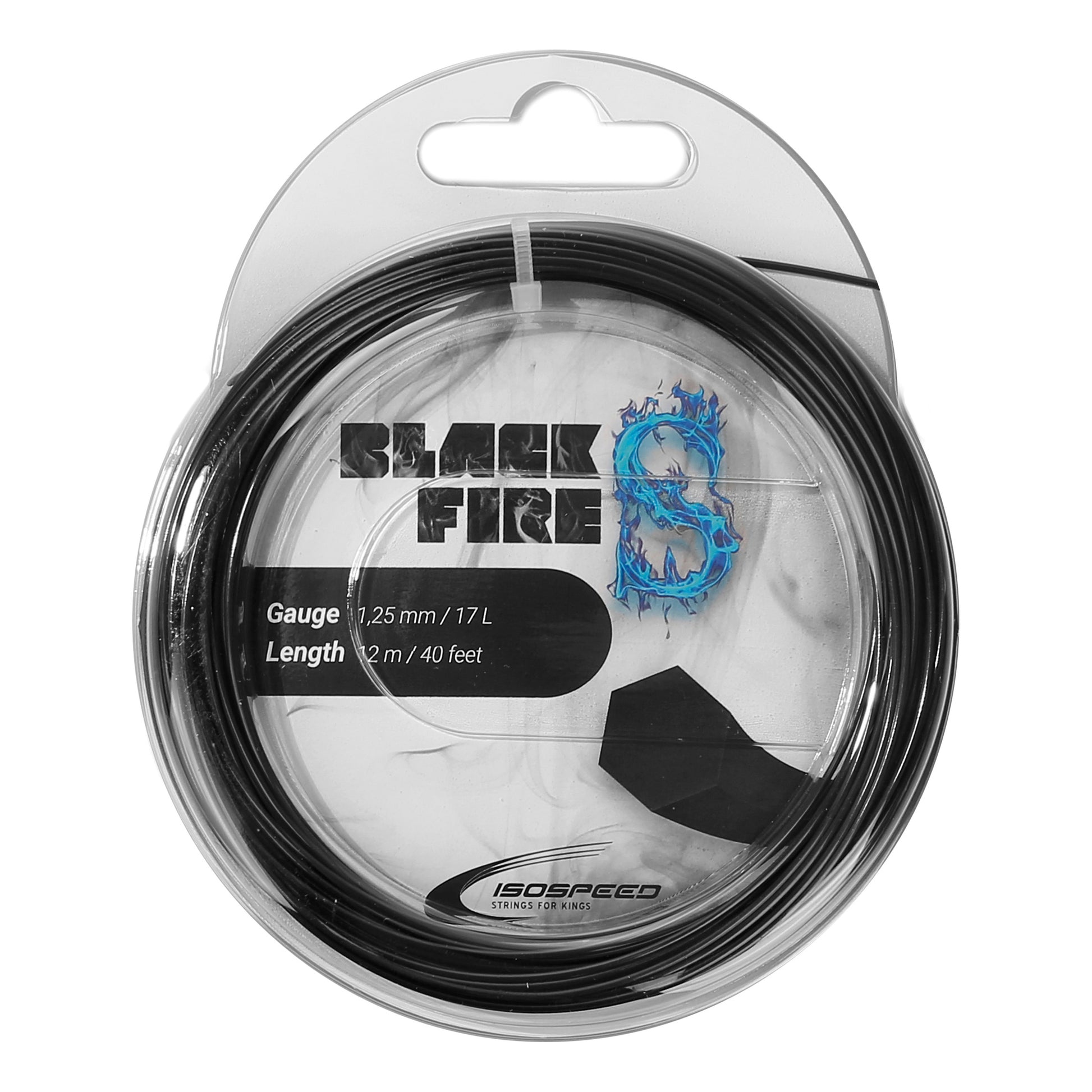 Isospeed Black FireS Strängset 12m-Svart