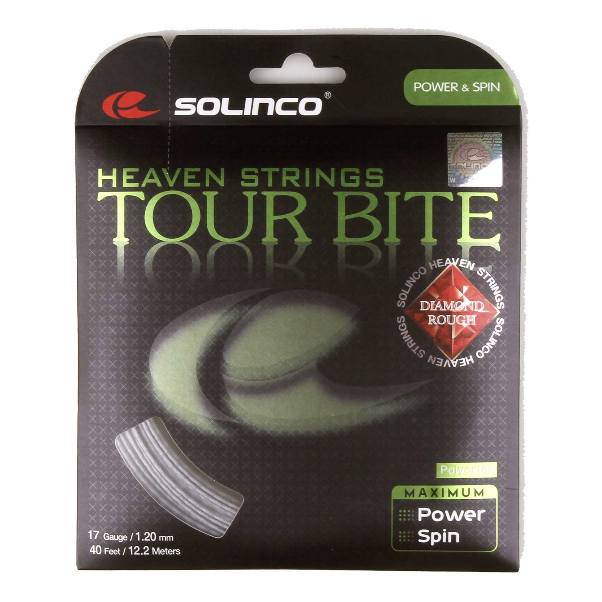 Solinco Tour Bite Diamond Rough Strängset 12,2m-Silver