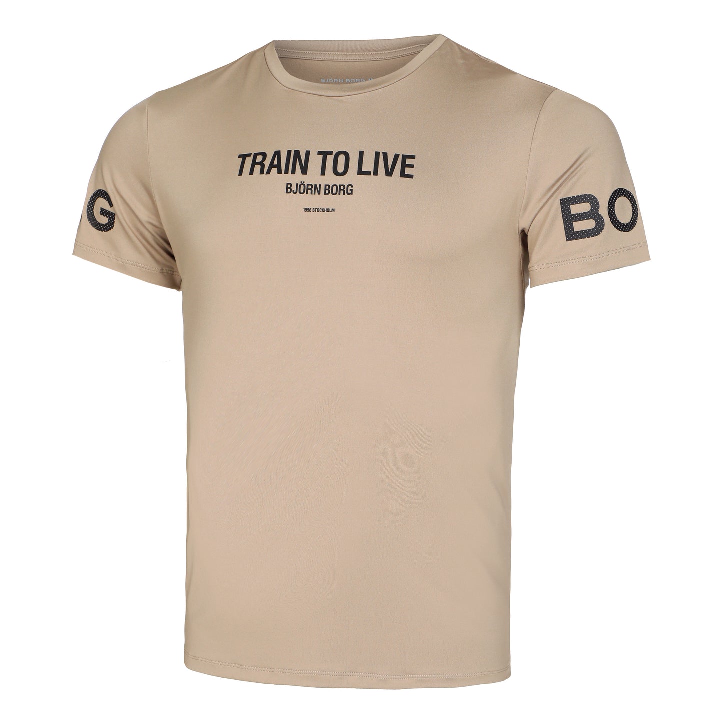 Björn Borg Borg Graphic T-shirt Herrar - beige, svart