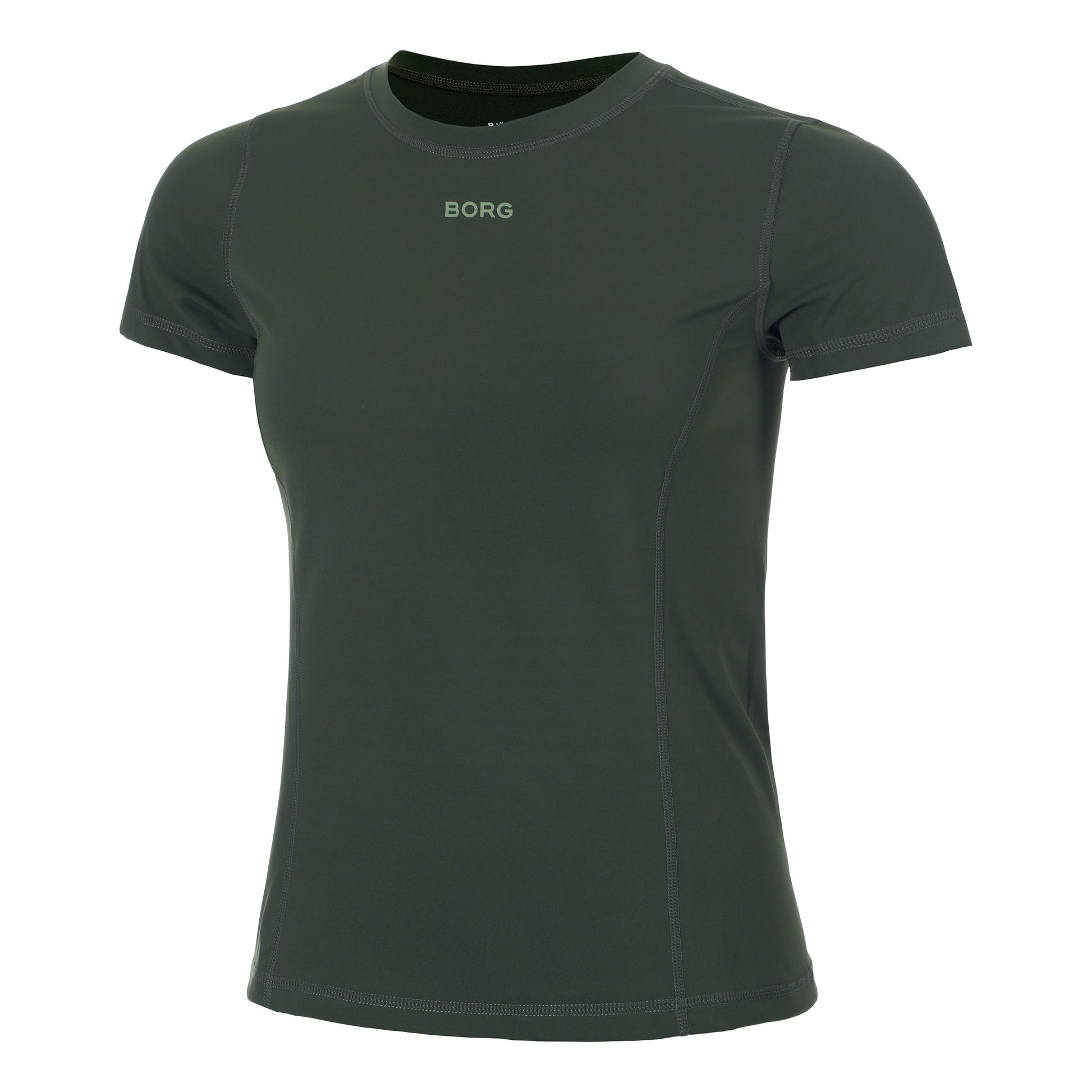 Björn Borg Sleek Slim T-shirt Damer-Mörkgrön