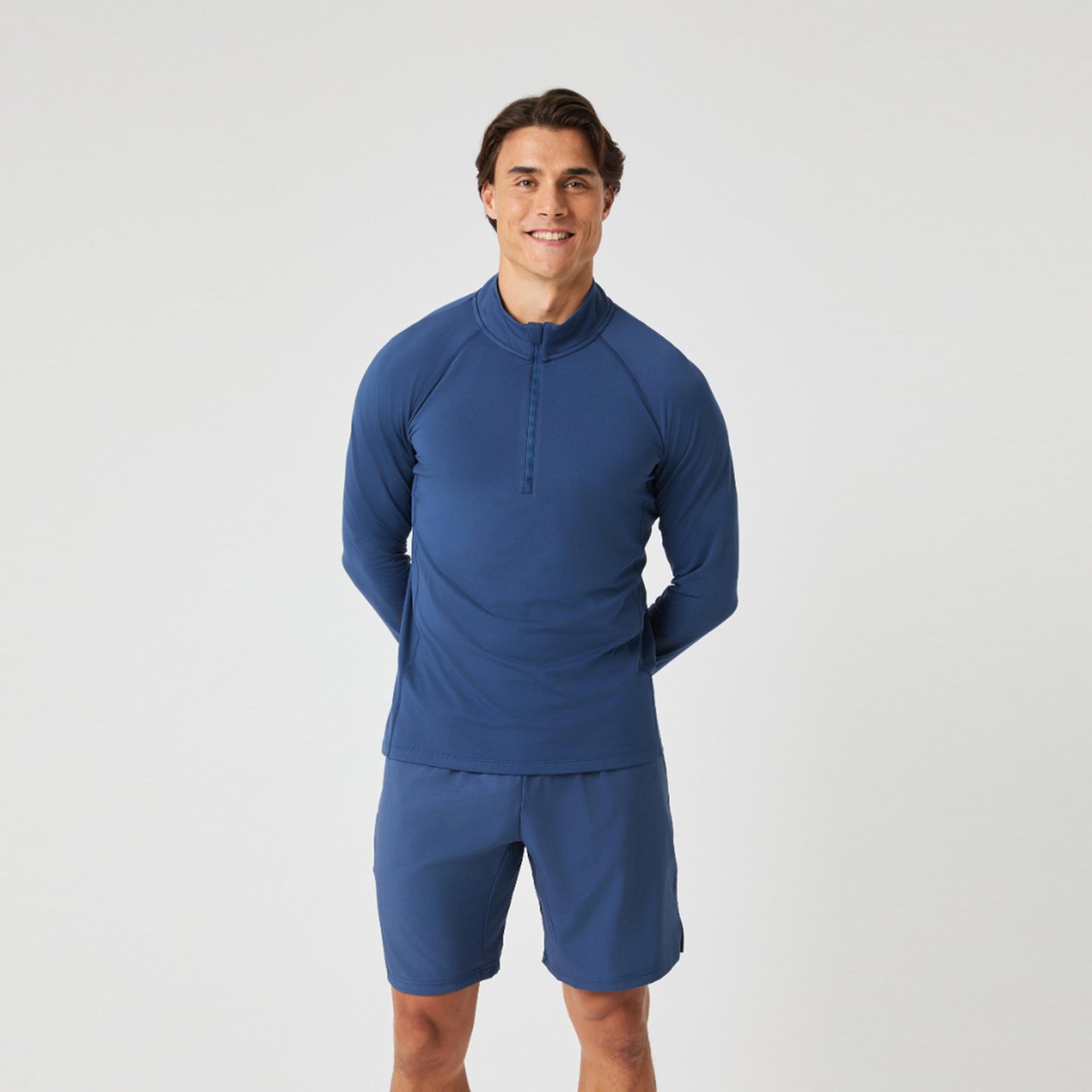 Björn Borg Midlayer Half Zip Långärmat Herrar - mörkblå