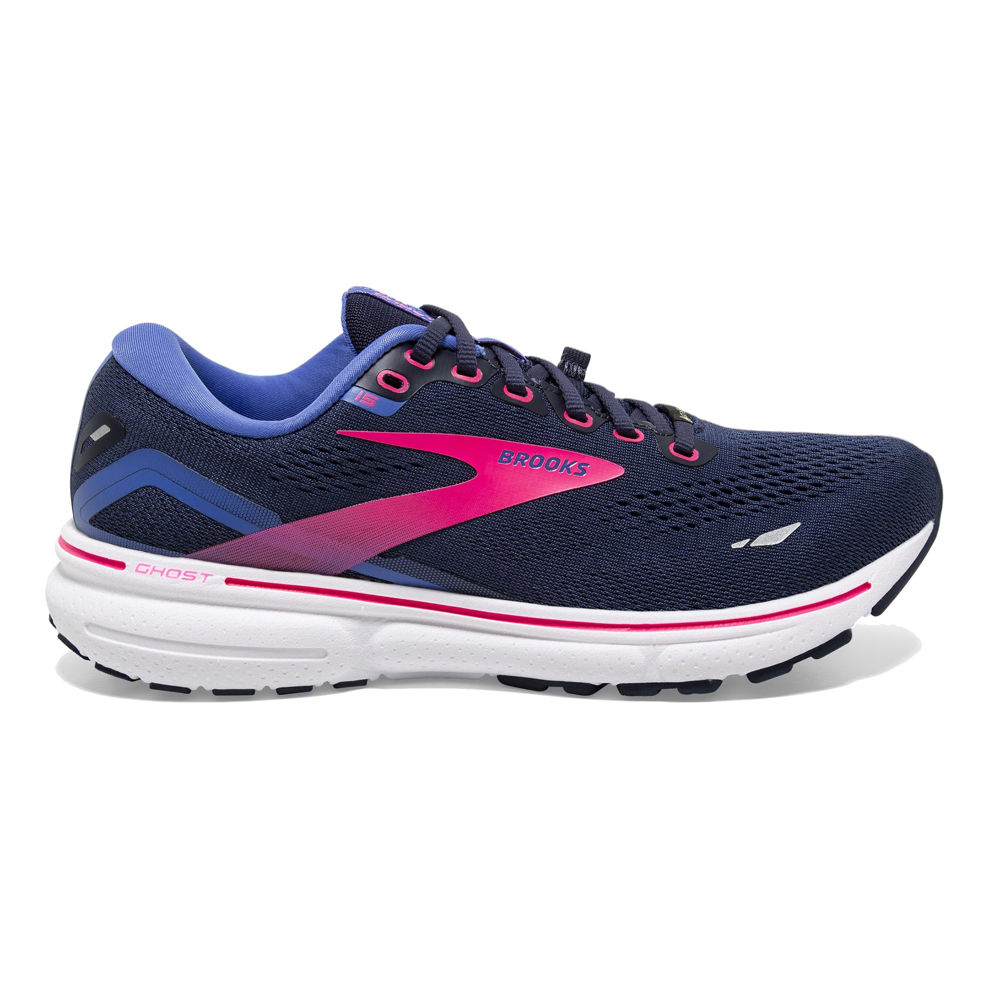 Brooks Ghost 15 GTX Neutralsko Damer-Svart,Blå
