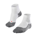 RU4 Endurance Short Löparsockor Herrar - vit, grå