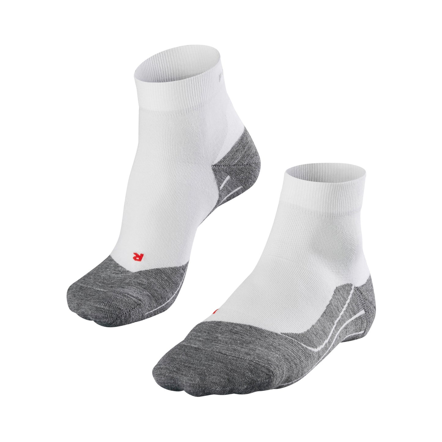 Falke RU4 Endurance Short Löparsockor Herrar - vit, grå