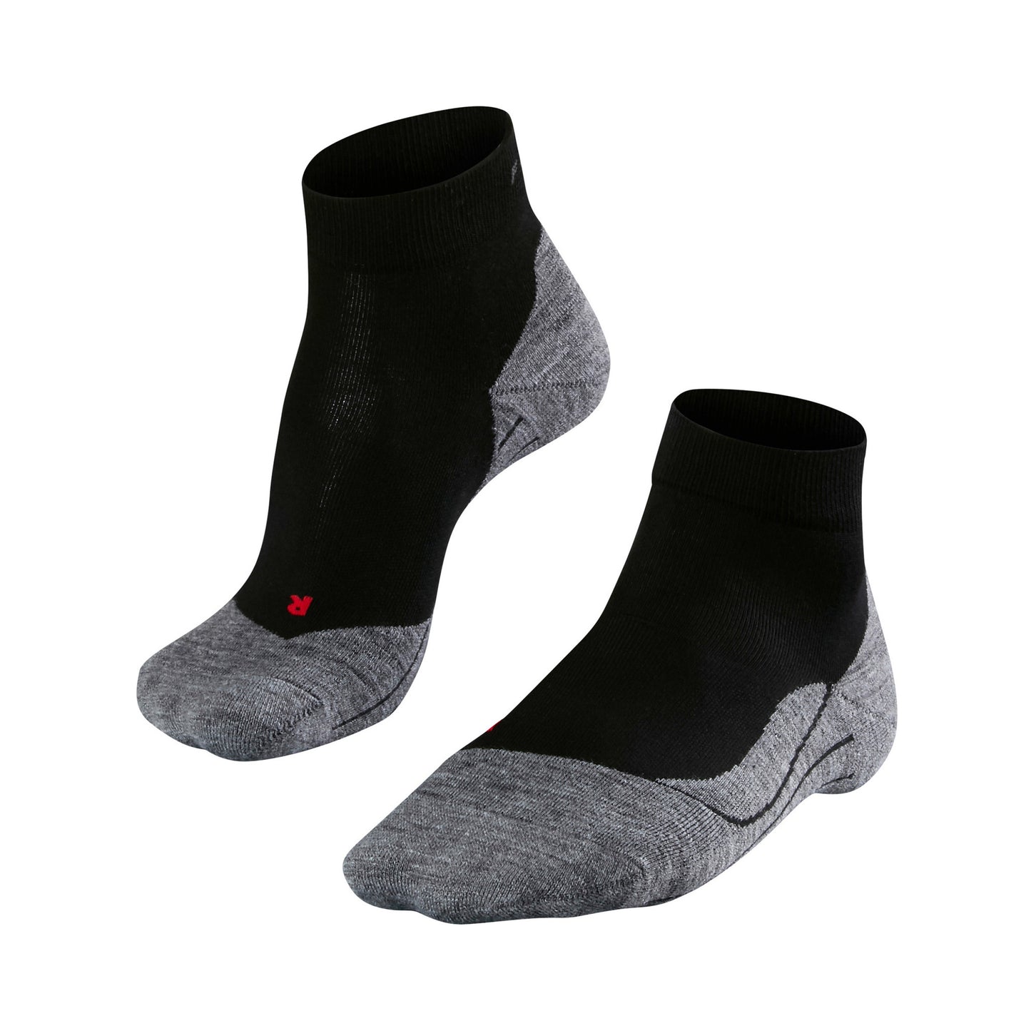 Falke RU4 Endurance Short Löparsockor Herrar - svart, grå