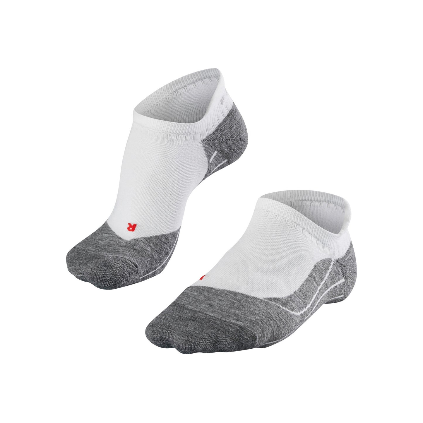 Falke RU4 Endurance Invisible Löparsockor Herrar - vit, grå