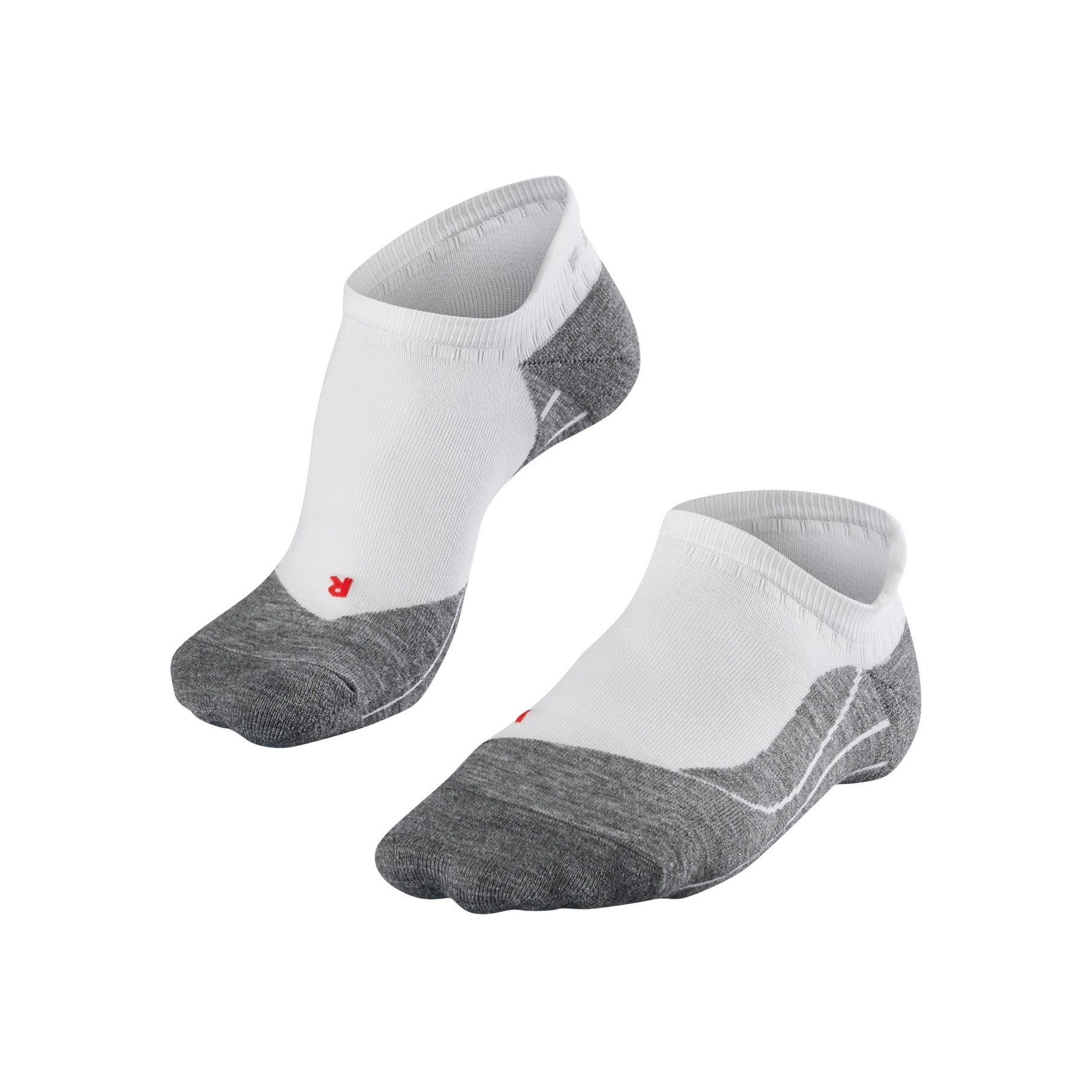 Falke RU4 Endurance Invisible Löparsockor Herrar - vit, grå