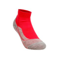 RU4 Endurance Short Löparsockor Damer - röd, ljusgrå