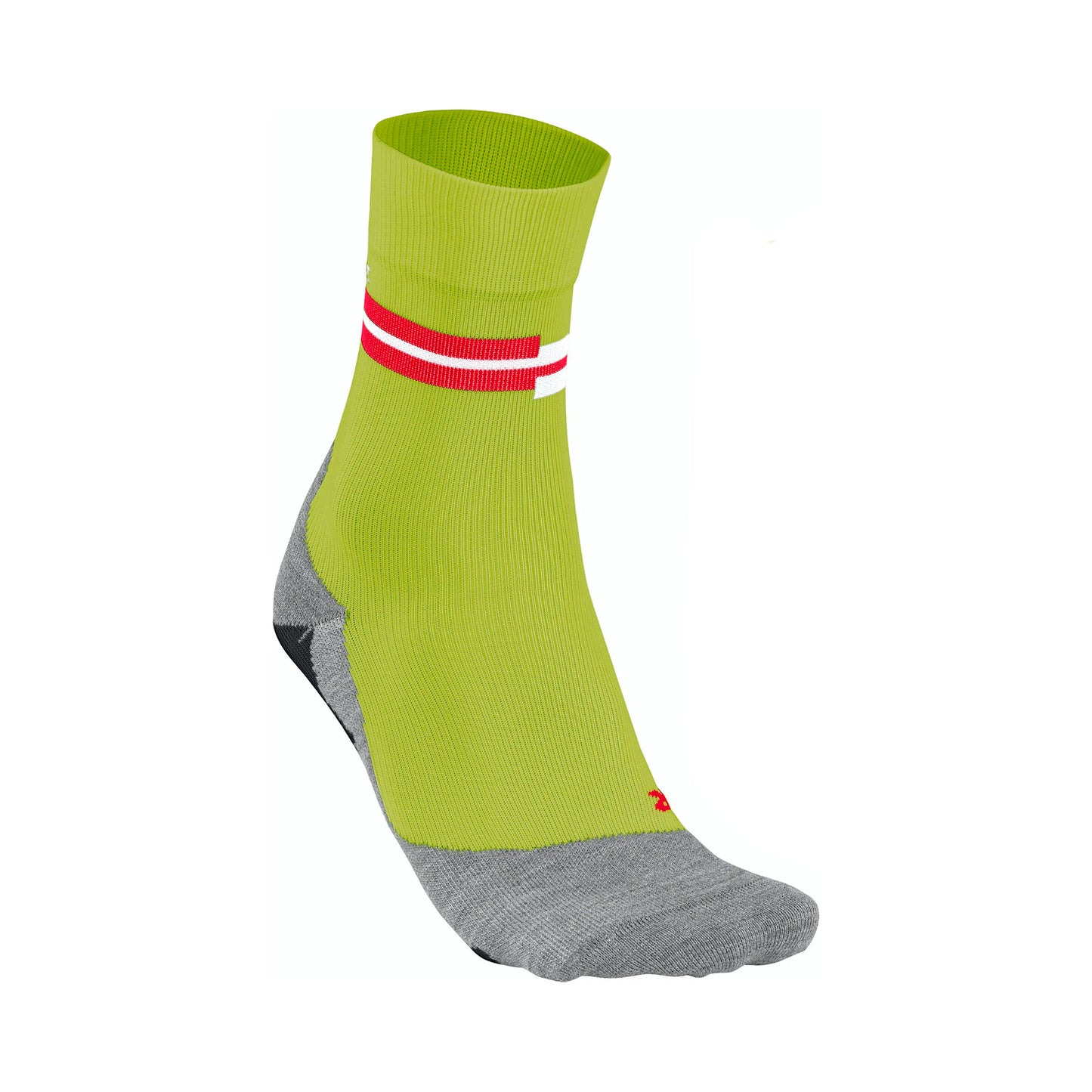 Falke RU5 Race Löparsockor Herrar - grön, röd