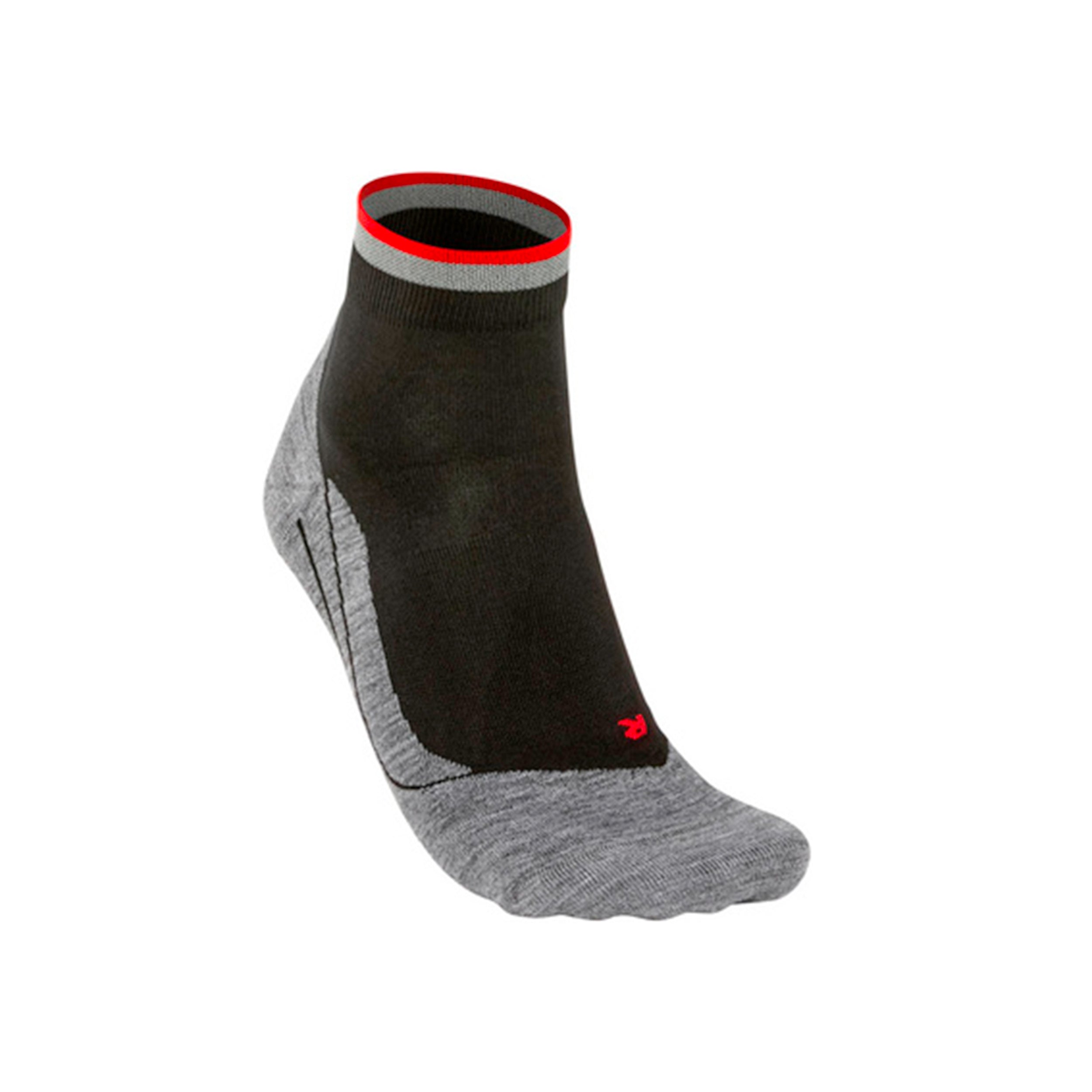 Falke RU4 Endurance Short Reflect Löparsockor Herrar - svart, röd