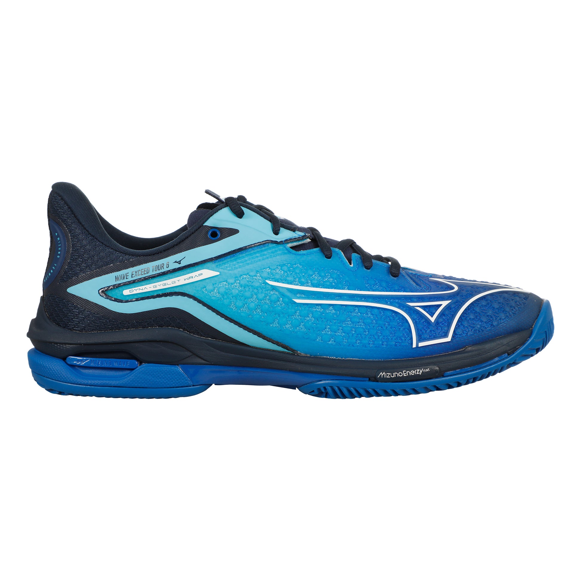 Mizuno Wave Exceed Tour 6 Sko för grus Herrar - blå, svart