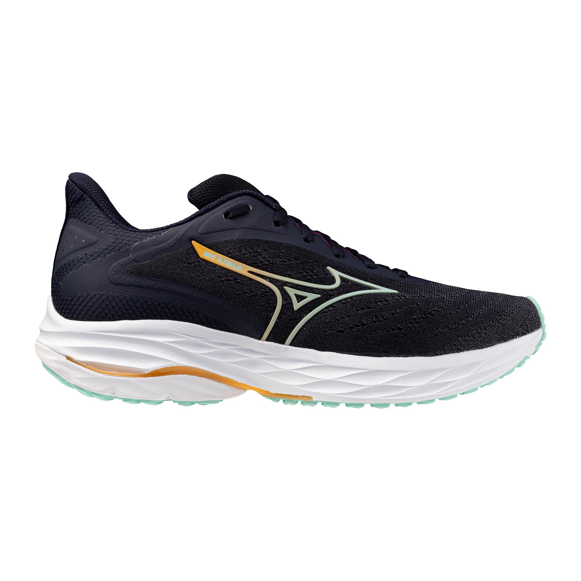Mizuno Wave Ultima 16 Neutralsko Damer-Mörkblå,Orange