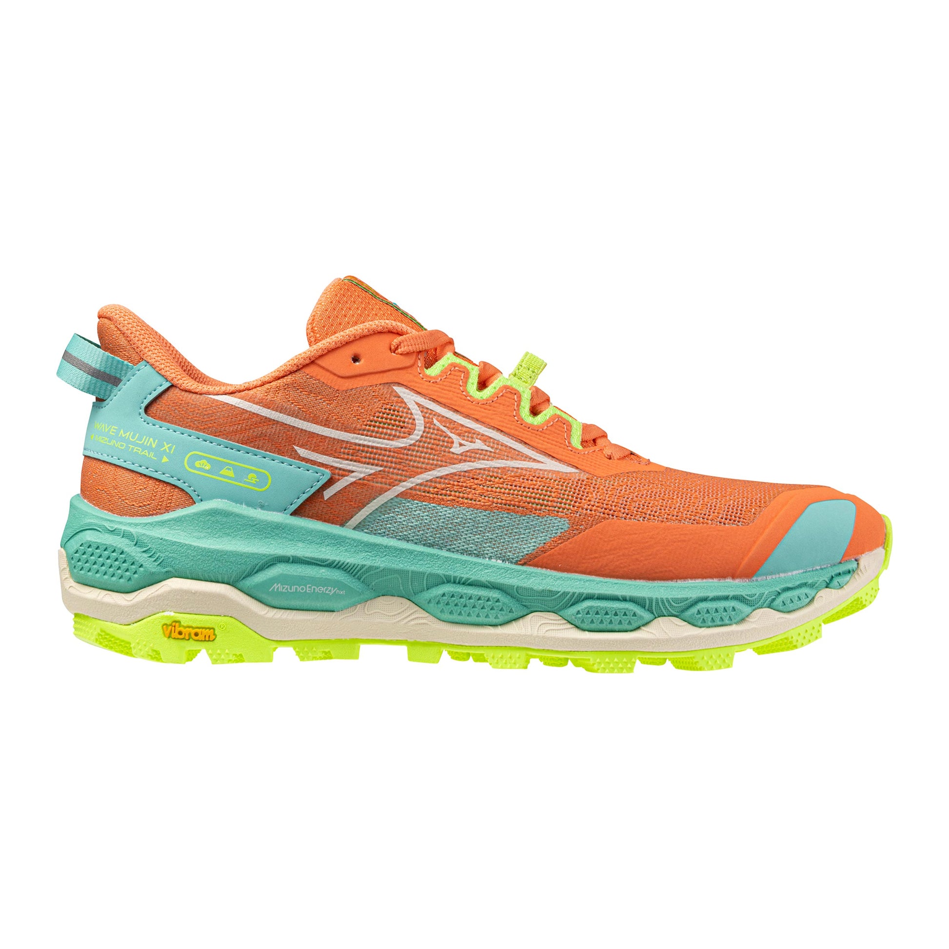 Mizuno Wave Mujin 11                   Terrängsko Damer-orange, mint