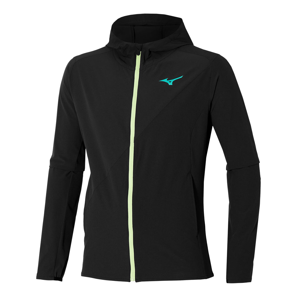 Mizuno Mugen Hooded Träningsjacka Herrar - svart,