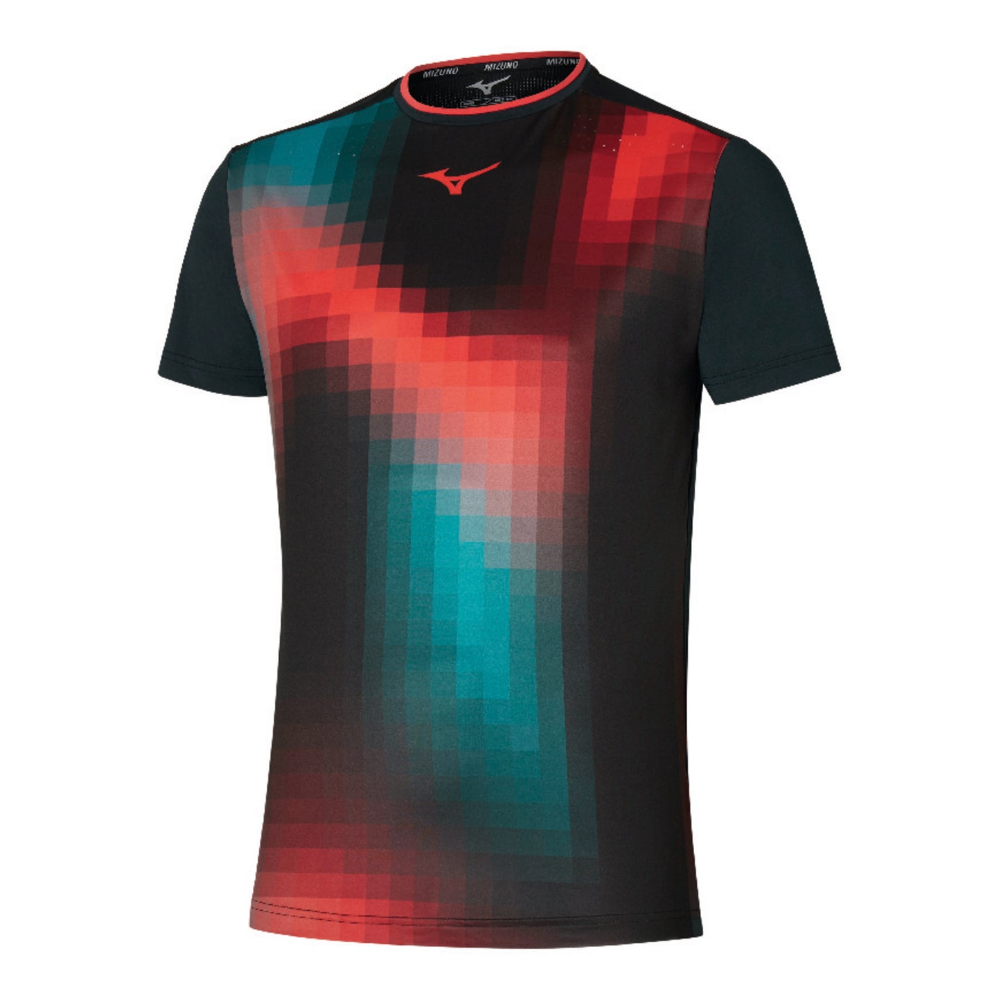Mizuno Frontier Shadow Graphic T-shirt Herrar-Svart,Flerfärgad
