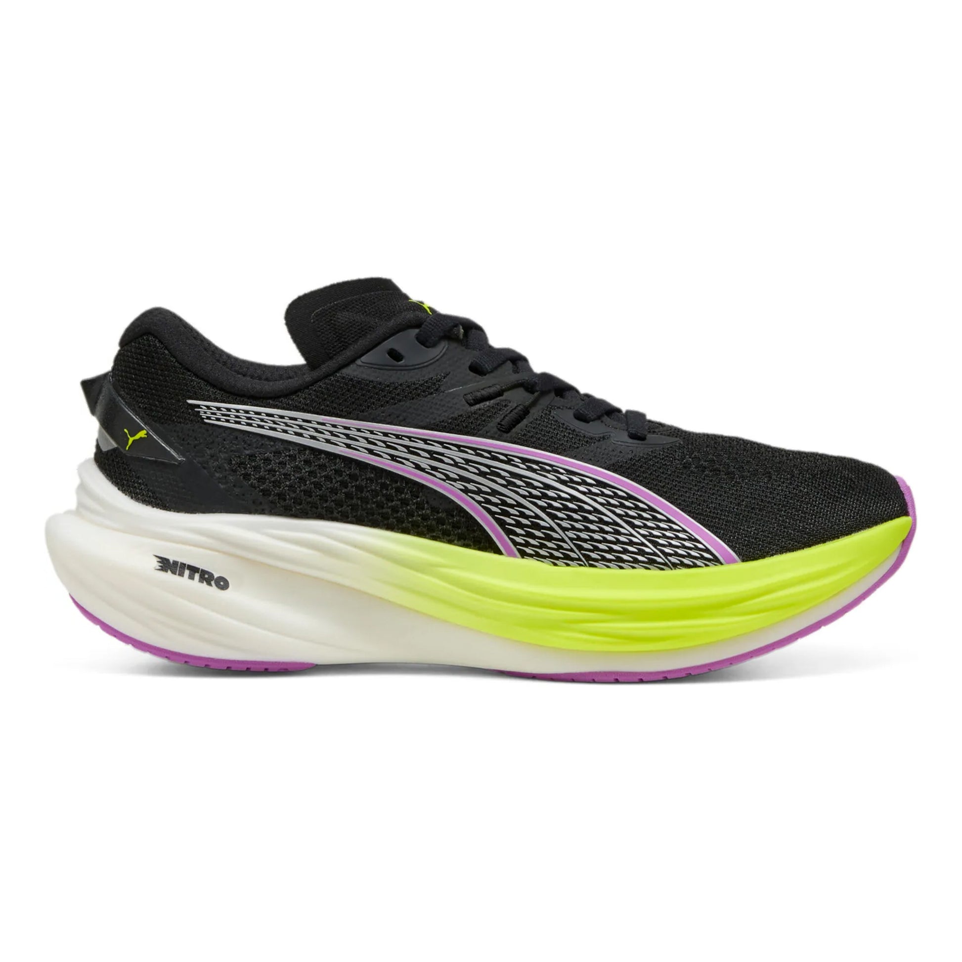 Puma Deviate Nitro 3 Neutralsko Damer-Svart,Gul