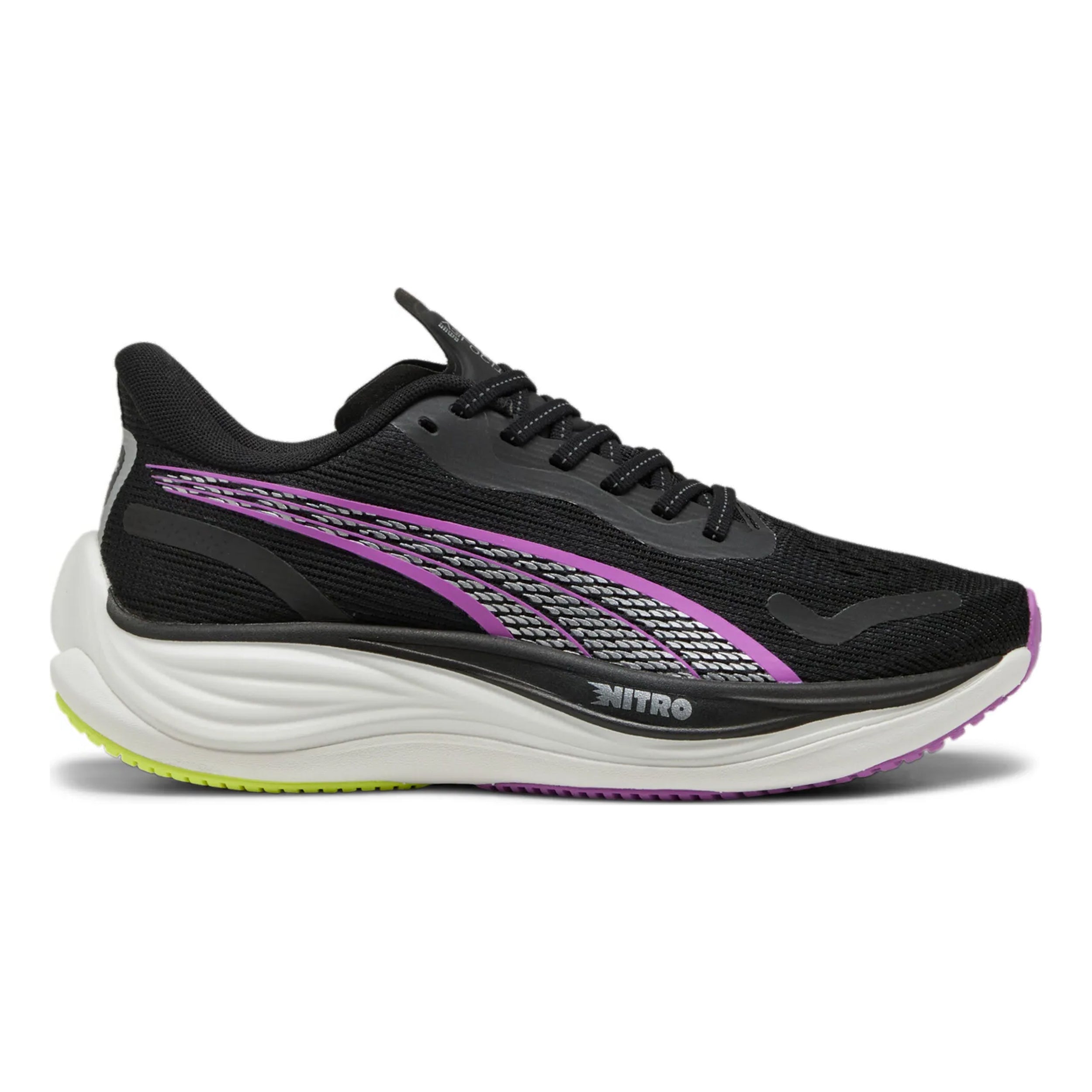 Puma Velocity Nitro 3 Neutralsko Damer-Svart,Lila