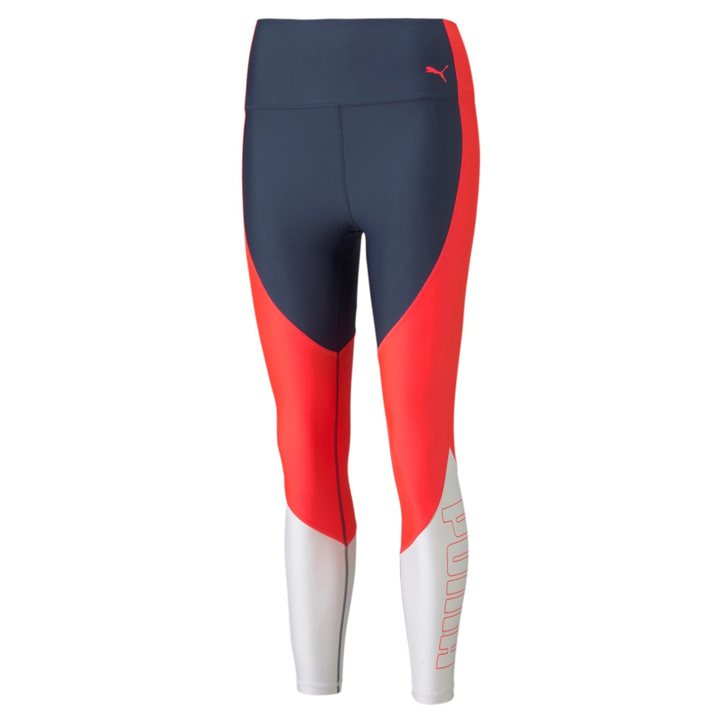Puma Eversculpt Logo High Waist Tights Damer - mörkblå, flerfärgad