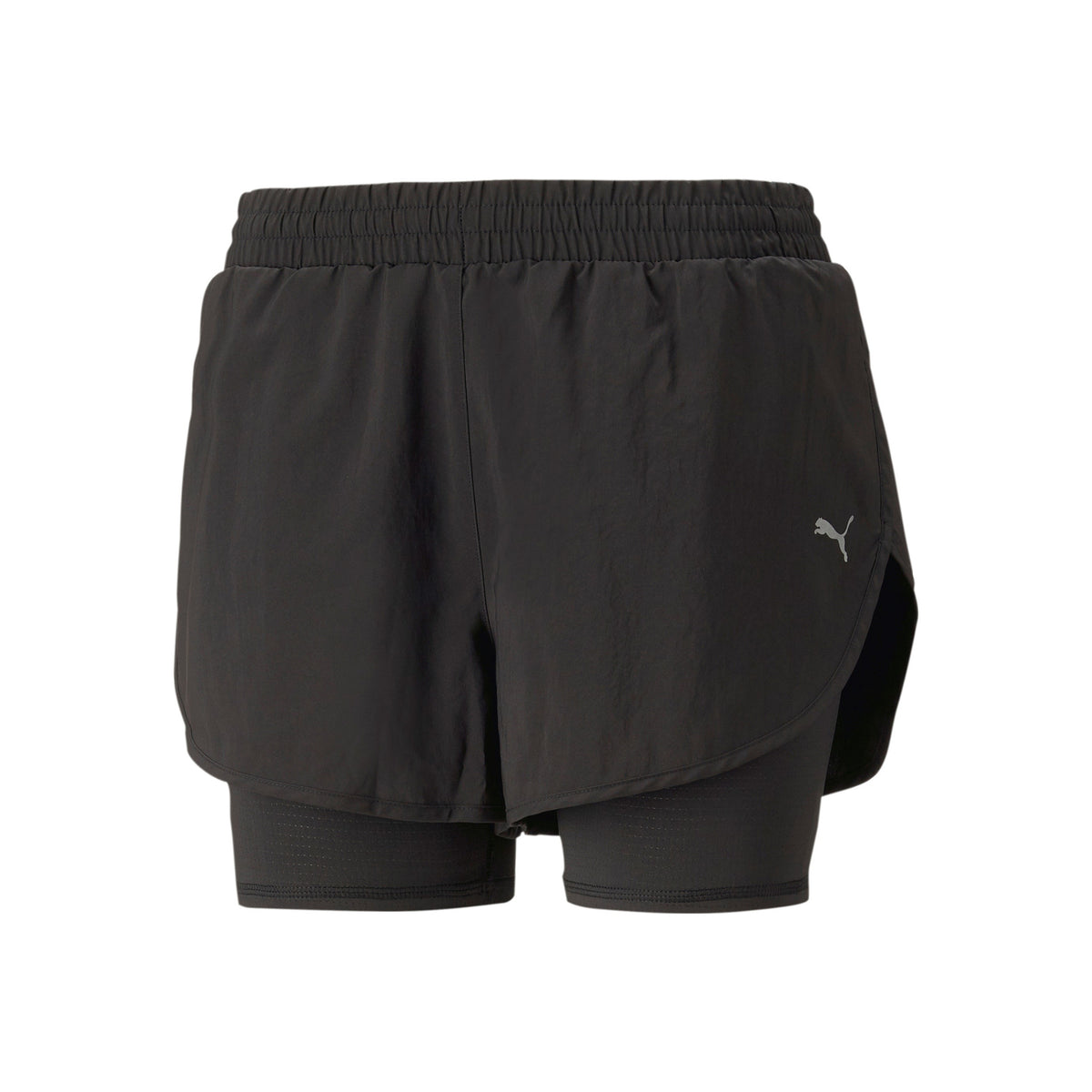 Puma Run Favorite Woven 2in1 3in Löparshorts Damer-Svart
