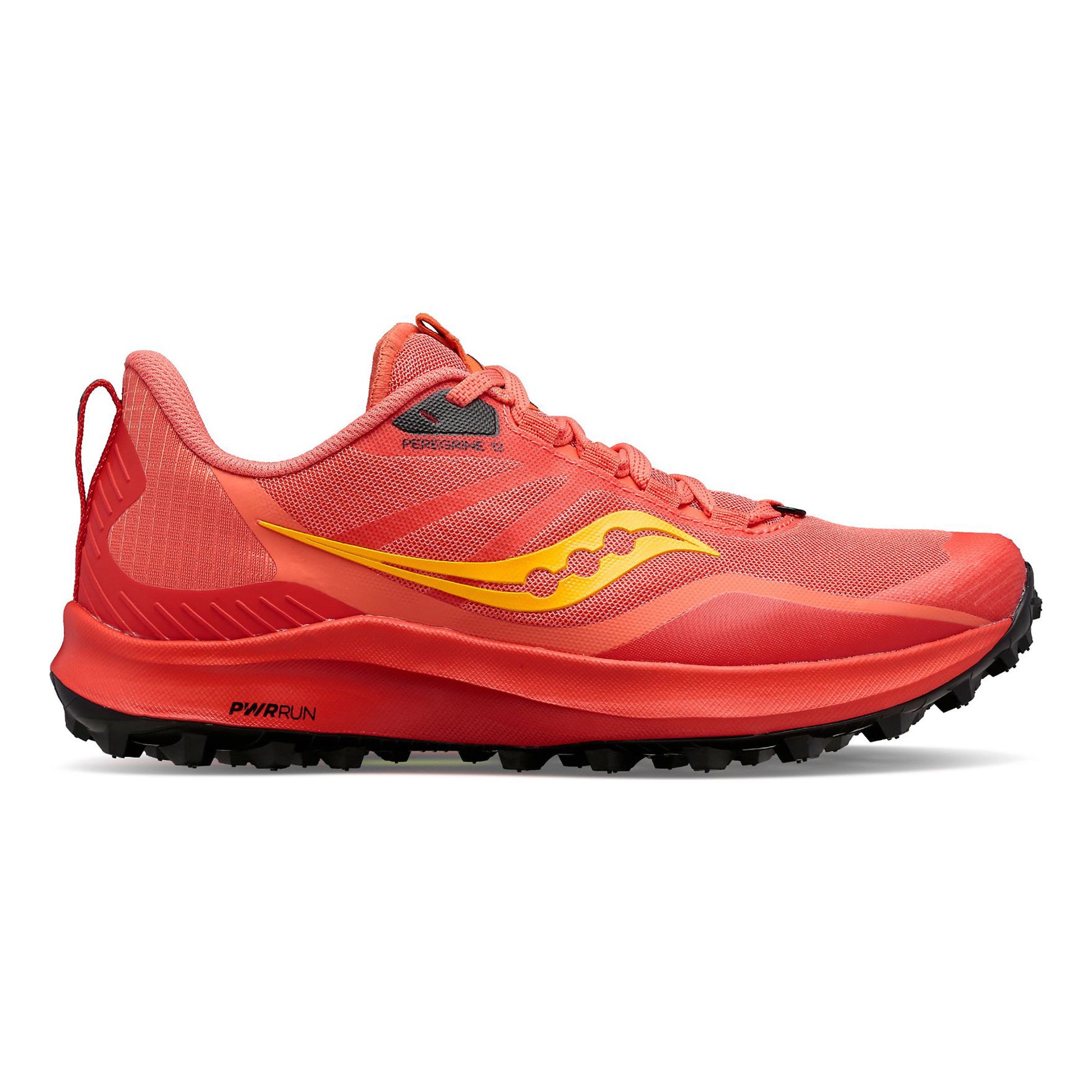 Saucony Peregrine 12 Terrängsko Damer - röd, gul