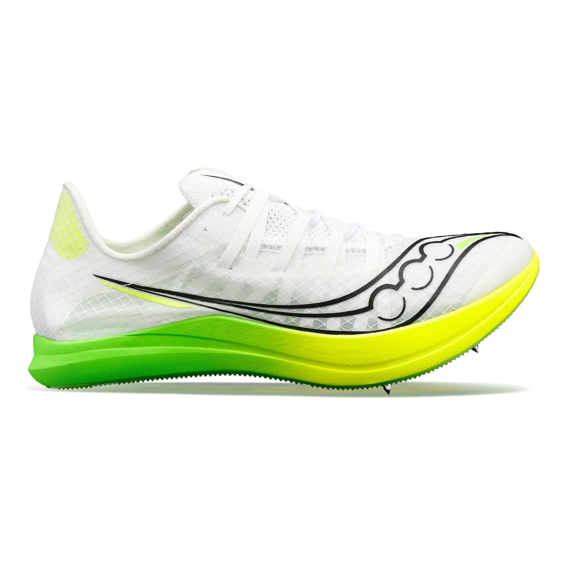 Saucony Terminal VT Spikes Damer-Vit,Neongrön