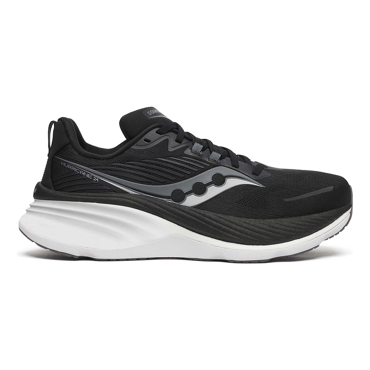 Saucony Hurricane 24 Stabilitetssko Herrar-Svart,Grå
