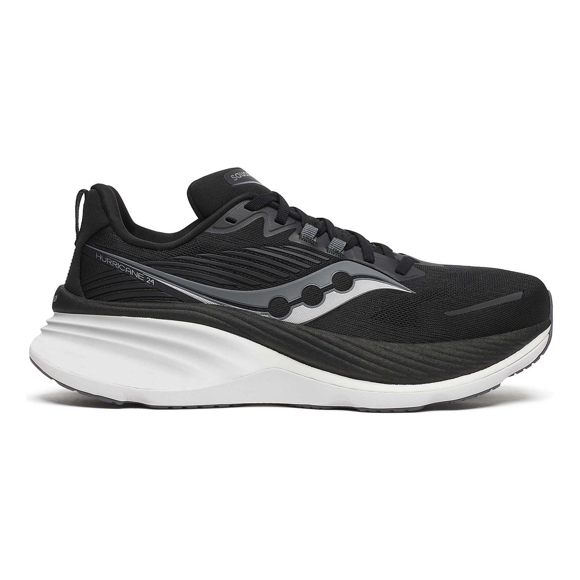 Saucony Hurricane 24 Stabilitetssko Herrar-Svart,Grå