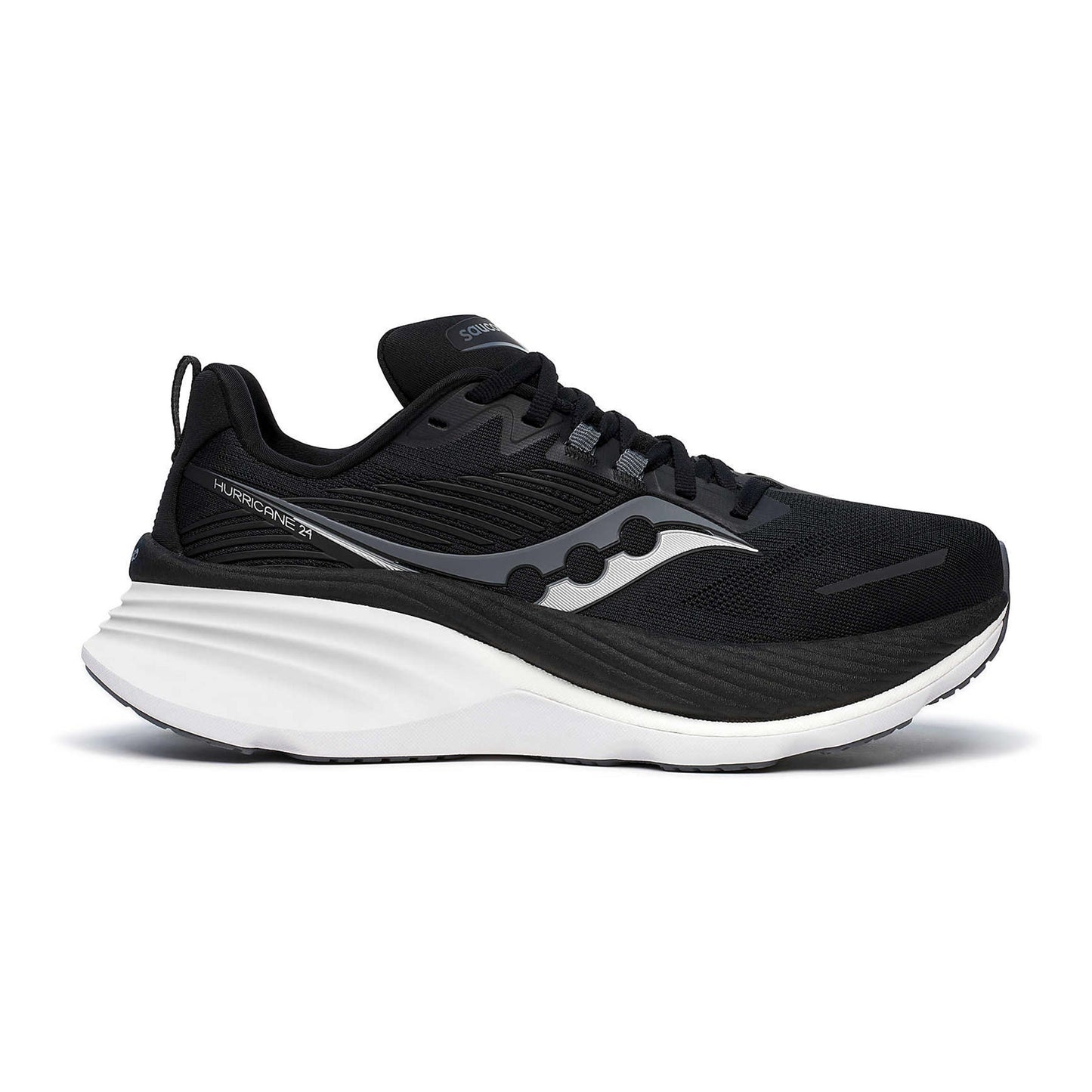 Saucony Hurricane 24 Wide Stabilitetssko Herrar-Svart,Antracit