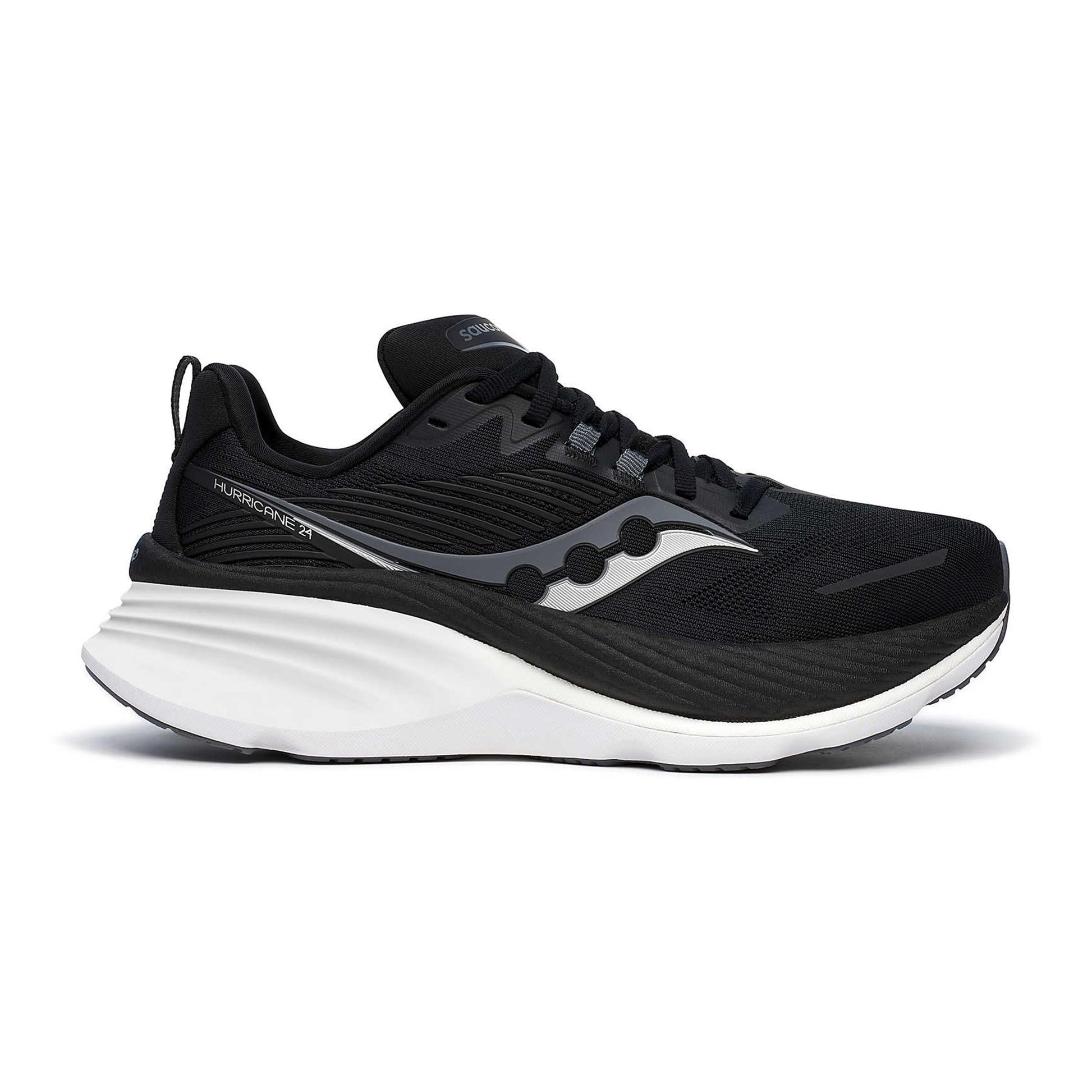 Saucony Hurricane 24 Wide Stabilitetssko Herrar-Svart,Antracit
