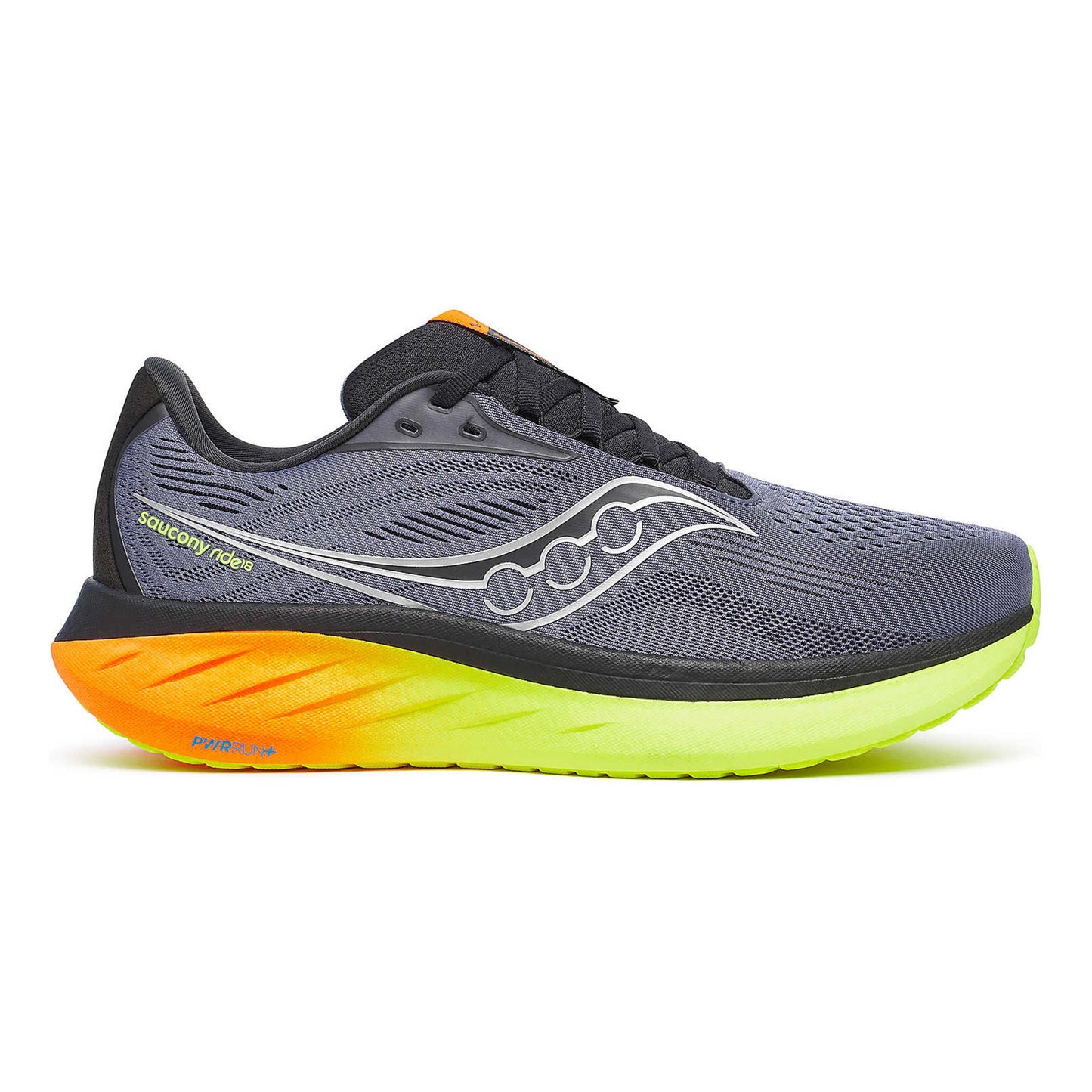 Saucony Ride 18 Neutralsko Herrar-Grå,Flerfärgad