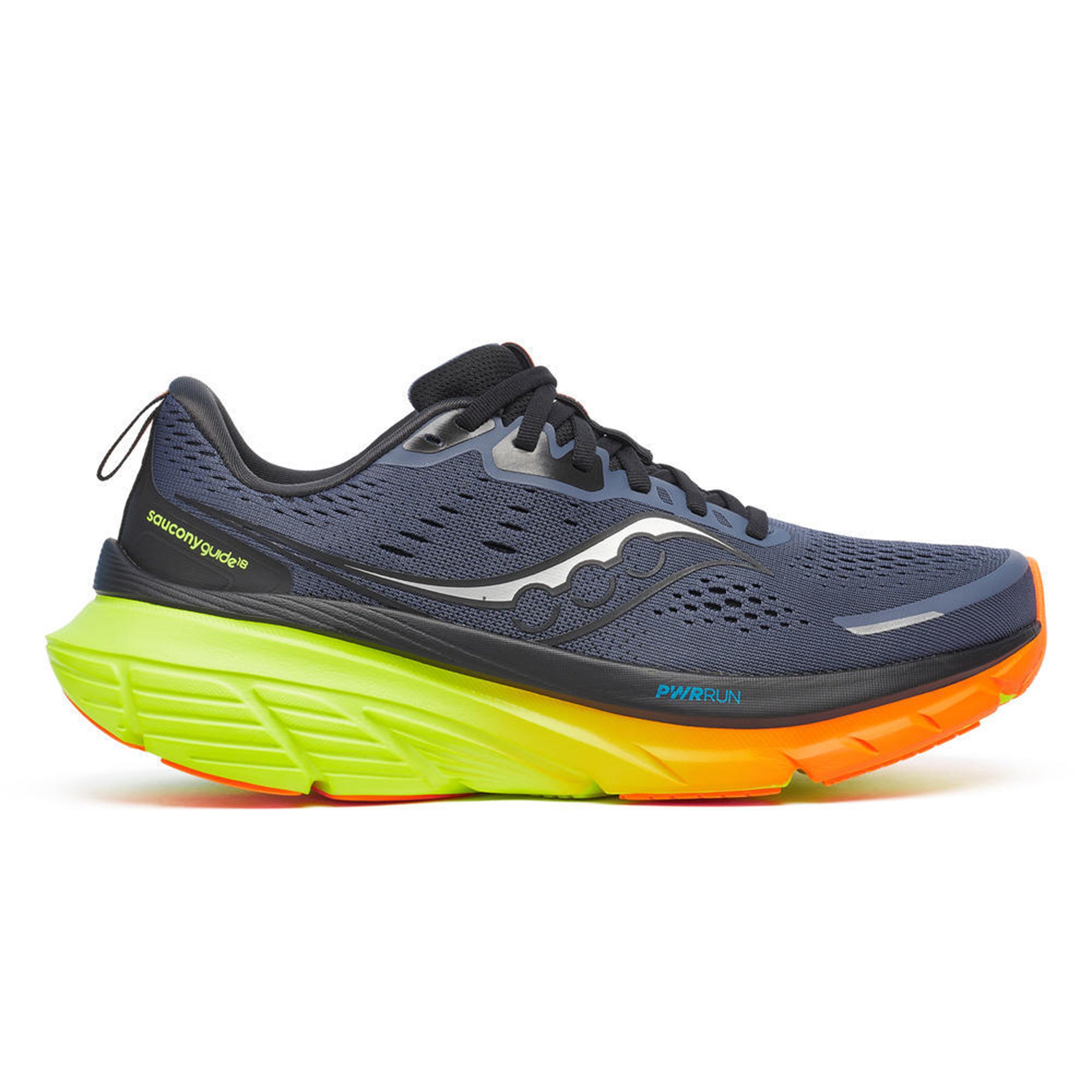 Saucony Guide 18 Stabilitetssko Herrar-Grå,Flerfärgad