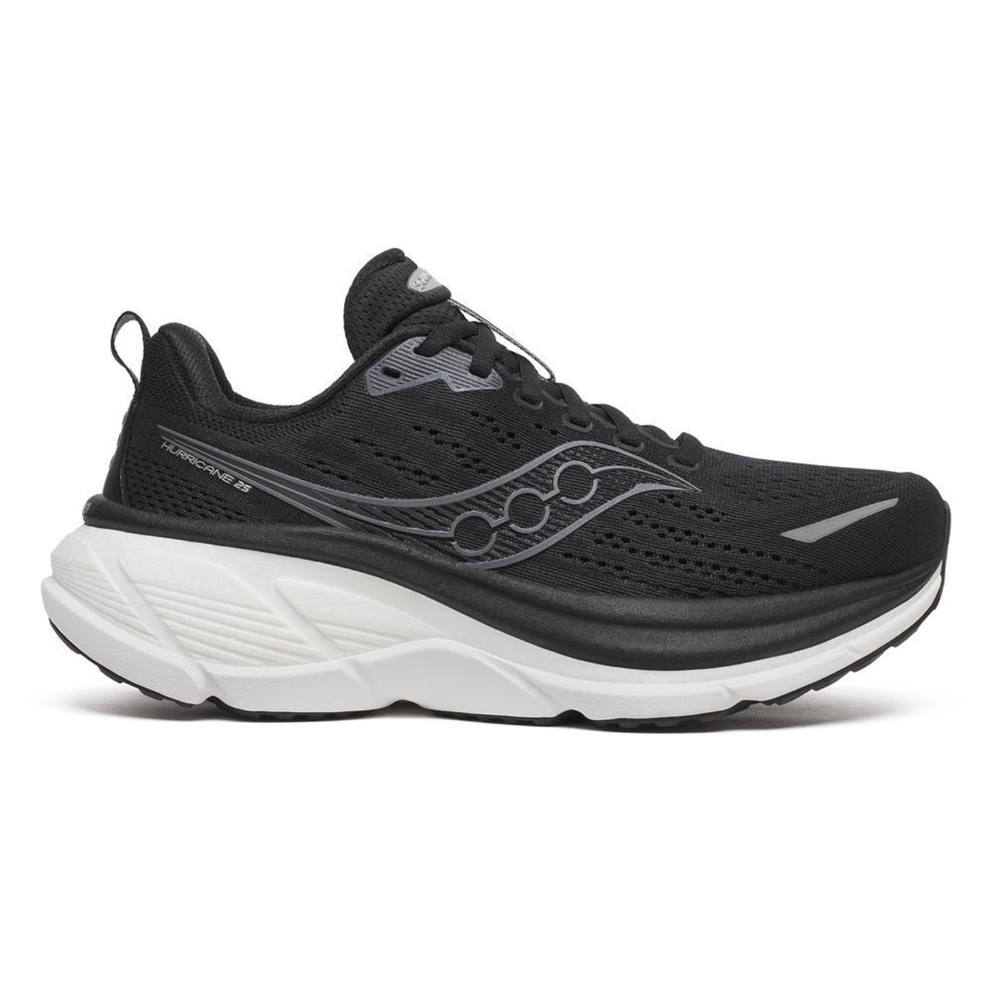 Saucony Hurricane 25 Stabilitetssko Damer-svart, vit